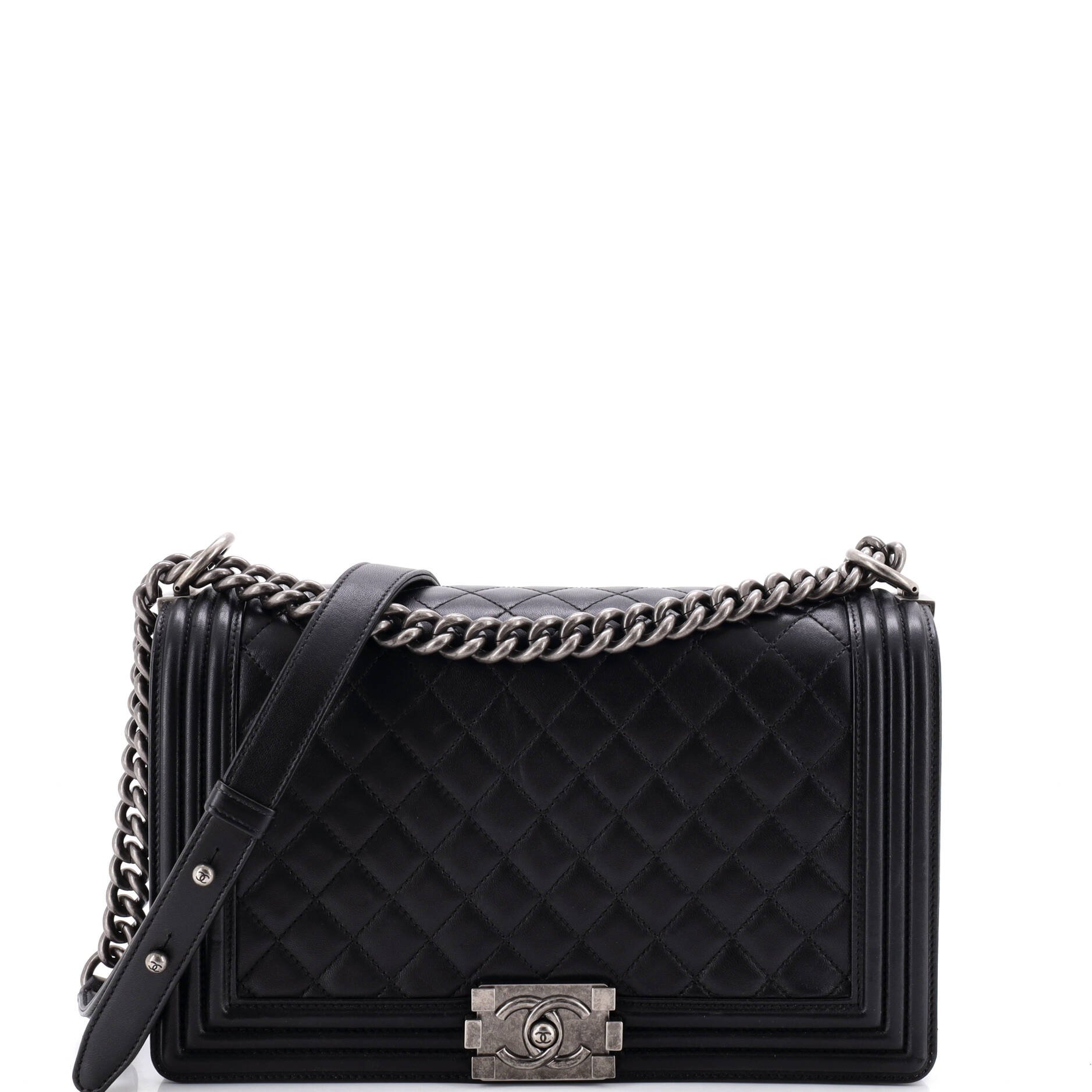 Boy Flap Bag Quilted Lambskin New Medium
