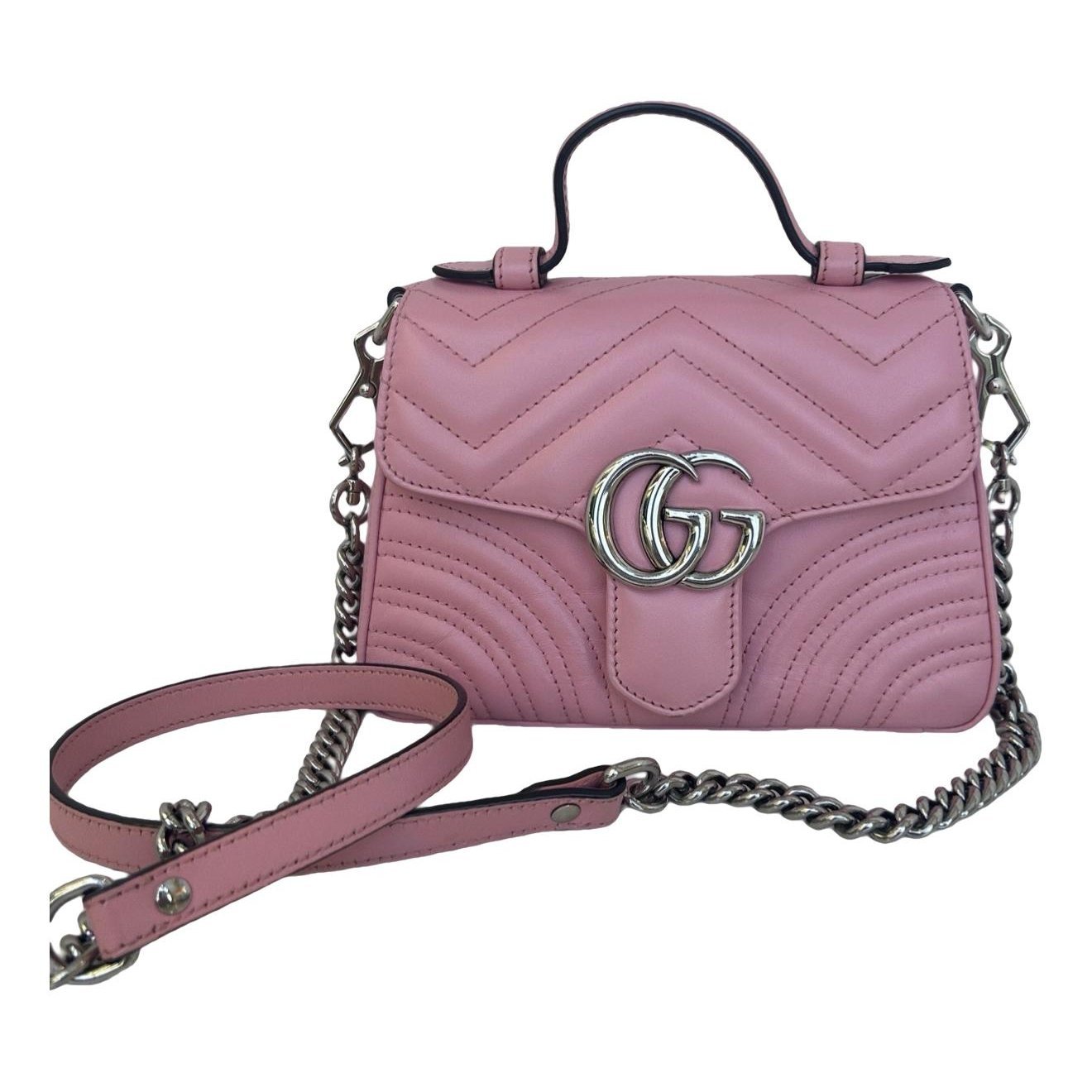 GG Marmont Flap leather handbag