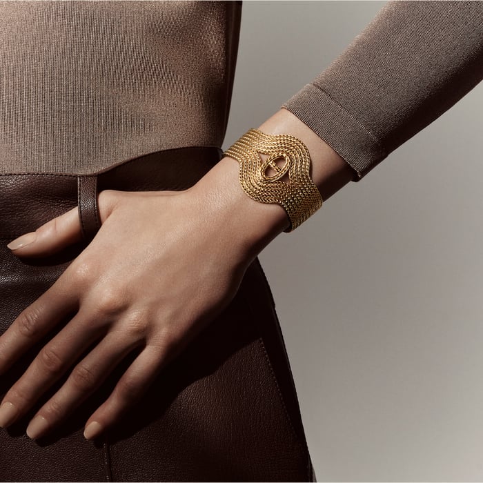 Sans Coloris Chaine d'Ancre Danae Bracelet, Large Model