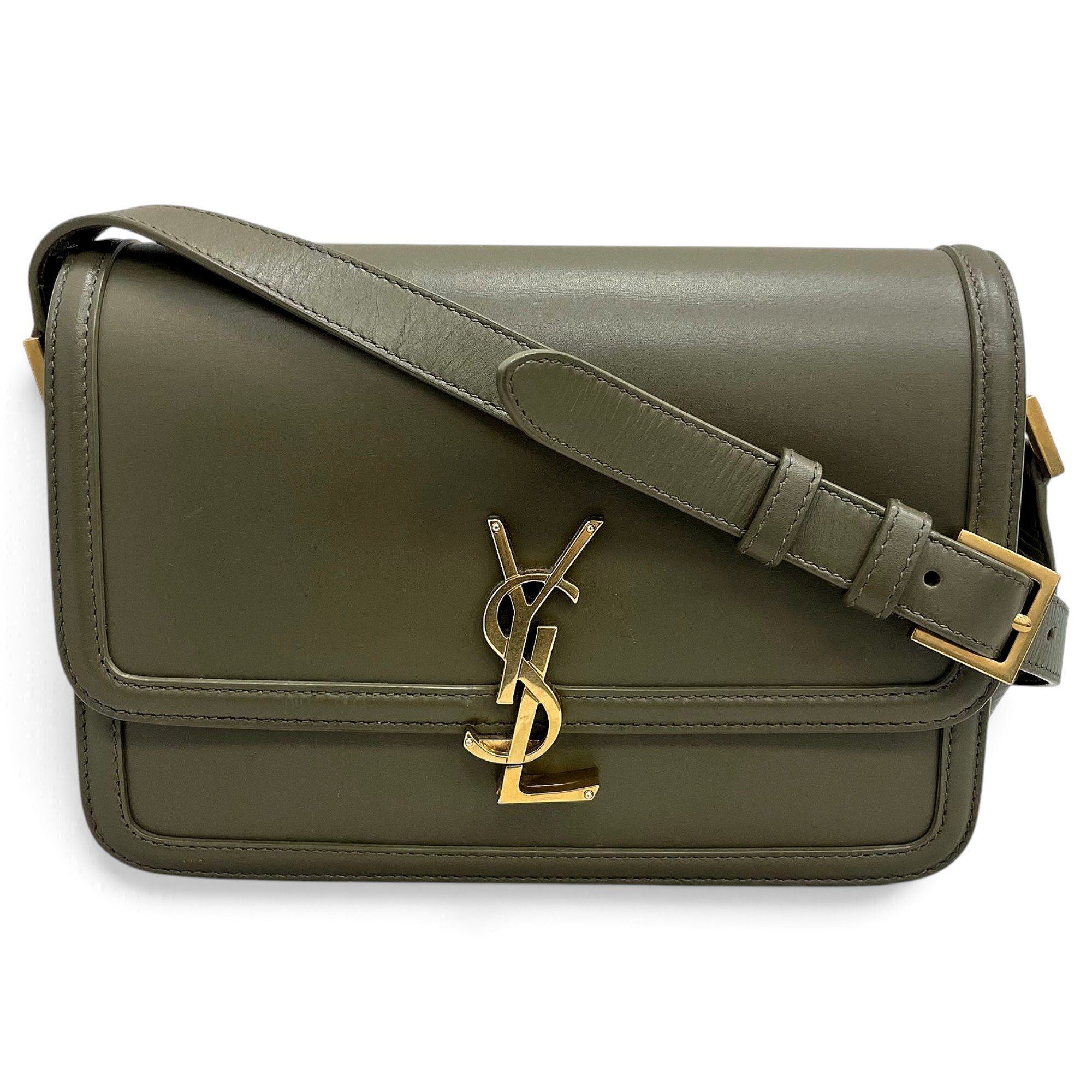 Solférino leather handbag