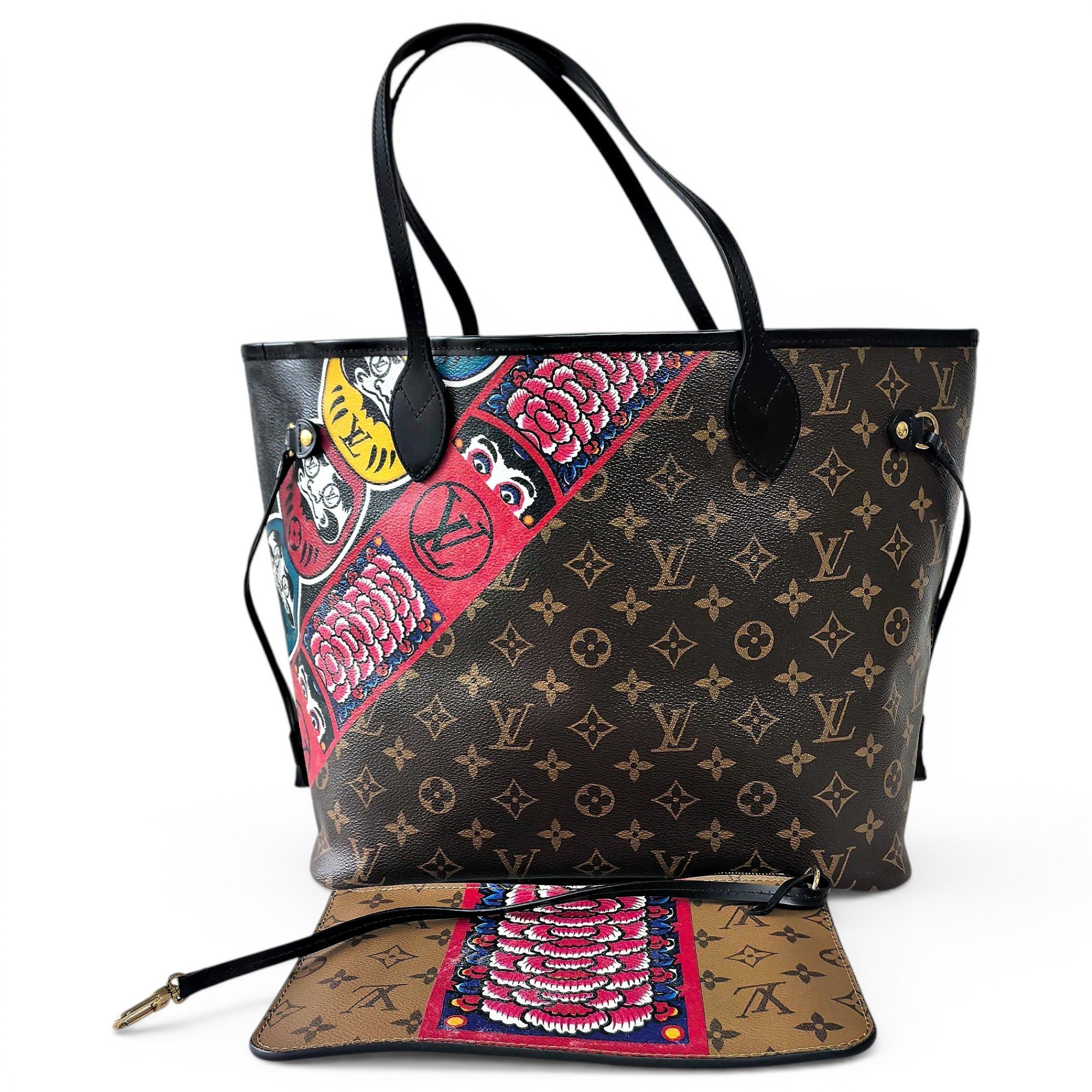 Neverfull leather handbag