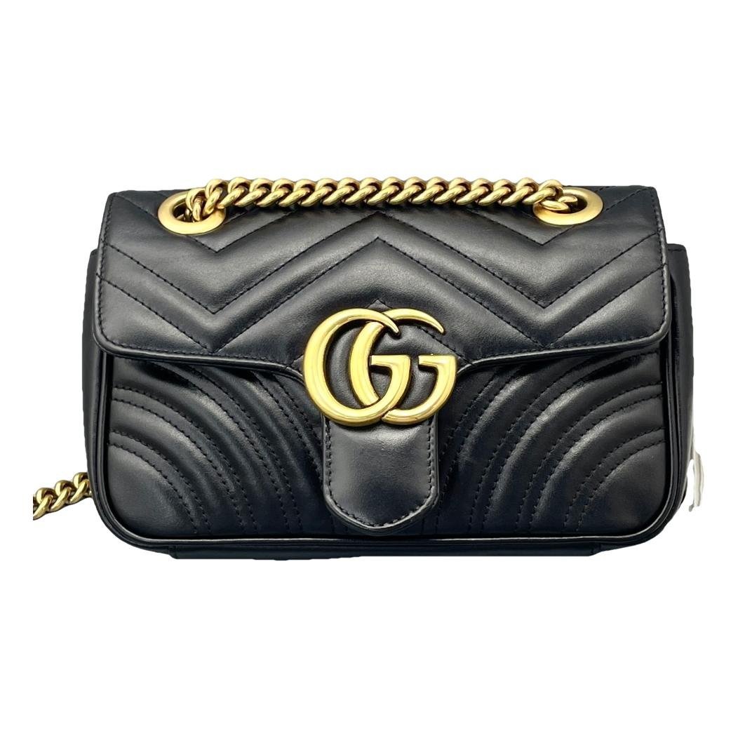 GG Marmont Chain Flap leather crossbody bag