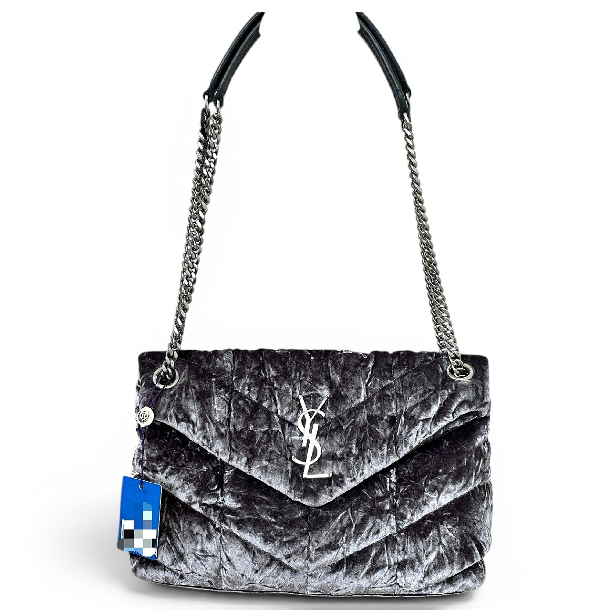 Loulou Puffer velvet handbag