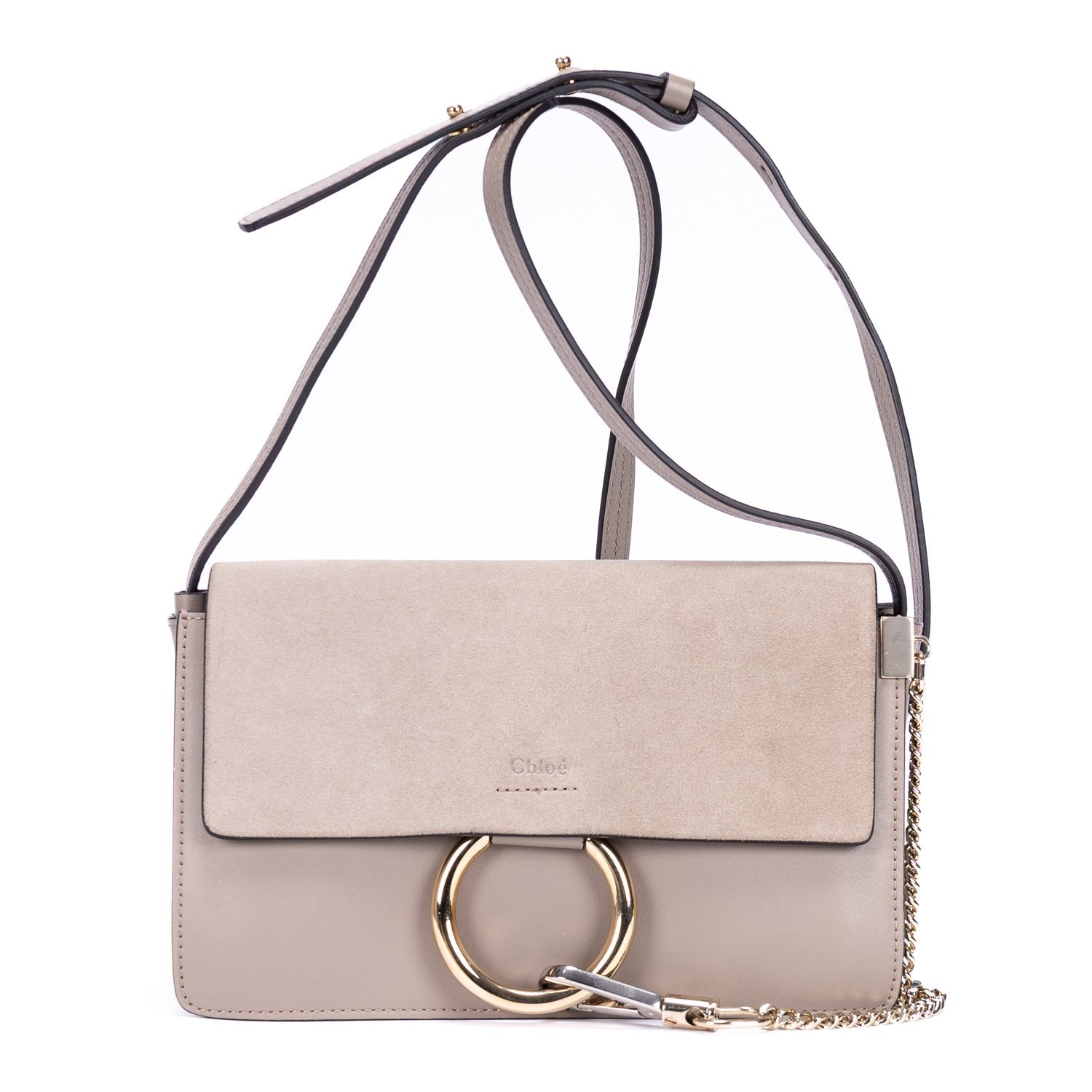 Faye leather handbag