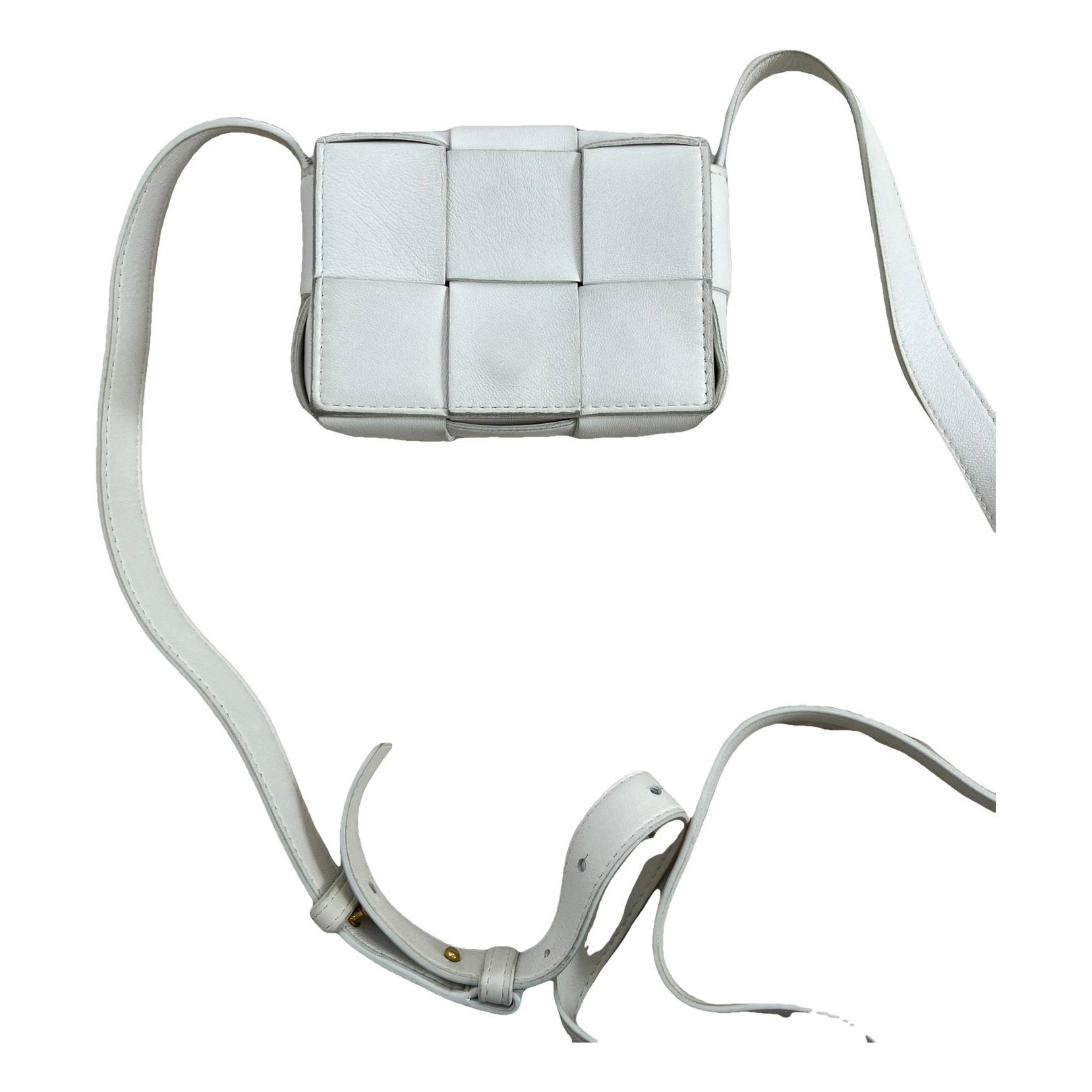 Cassette leather crossbody bag
