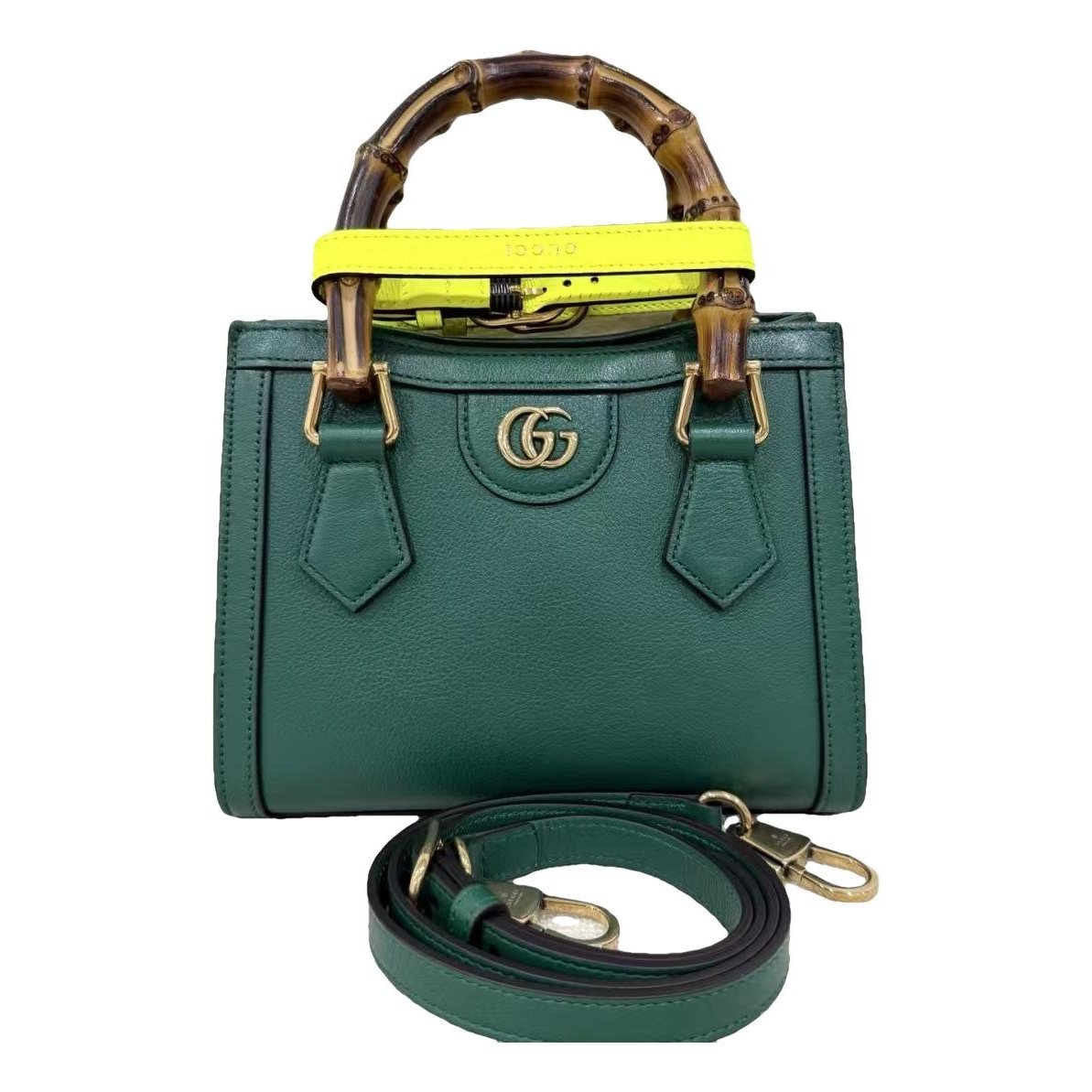 Diana Bamboo leather tote