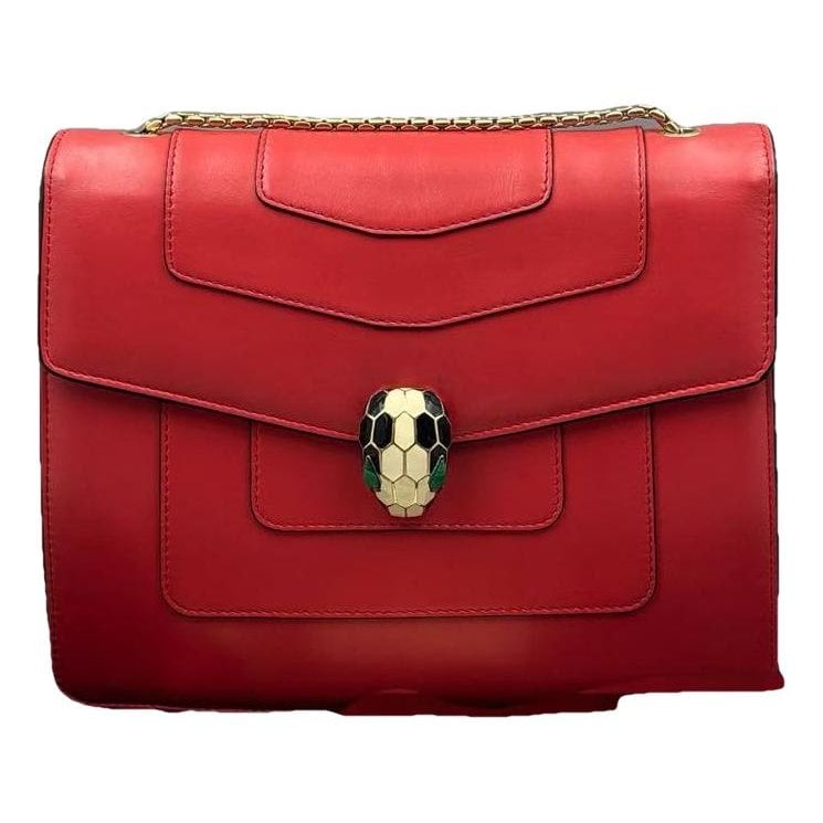 Serpenti leather handbag