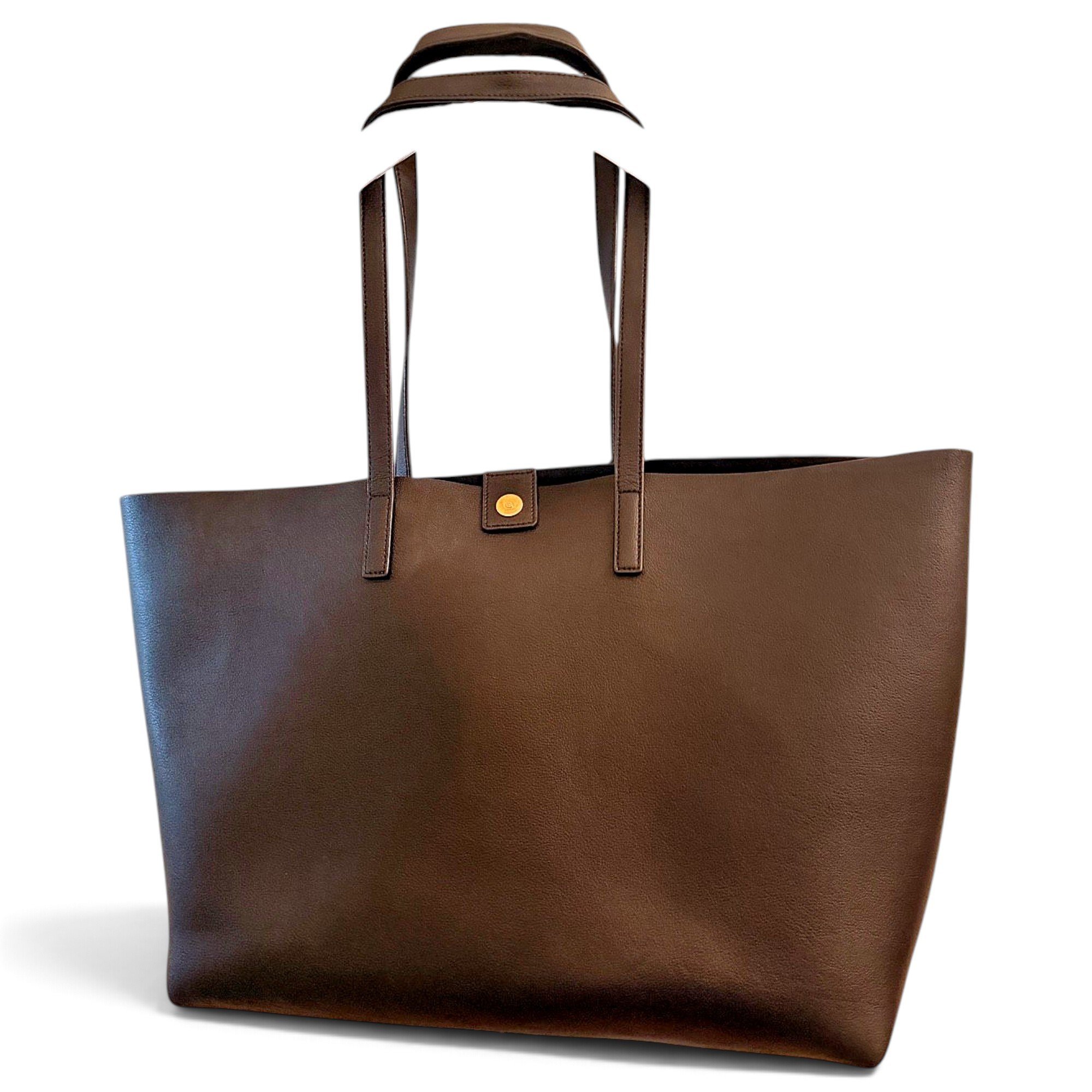Shopping leather tote