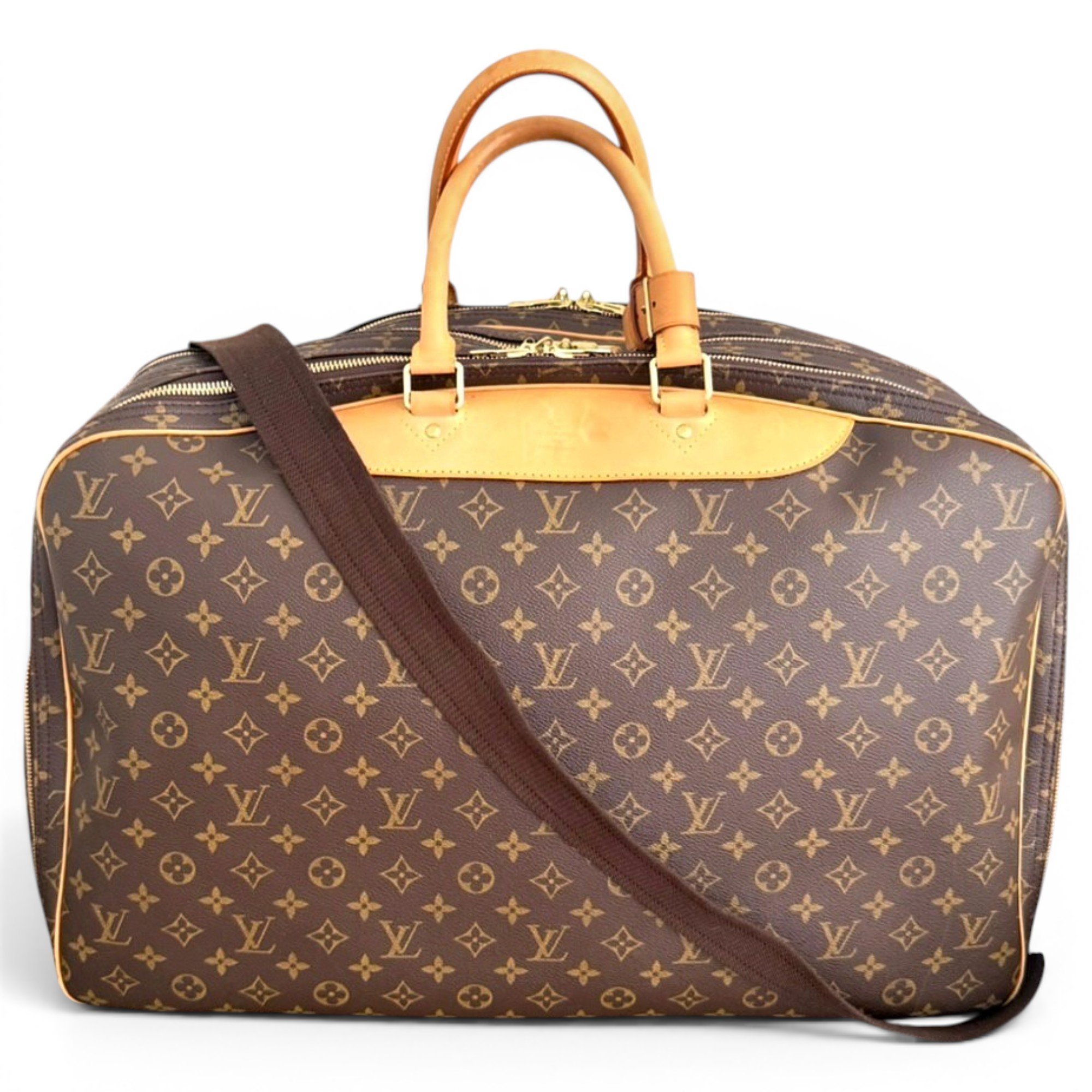 Alizé patent leather travel bag