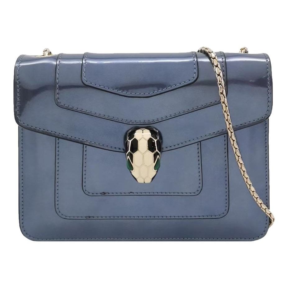 Serpenti leather handbag
