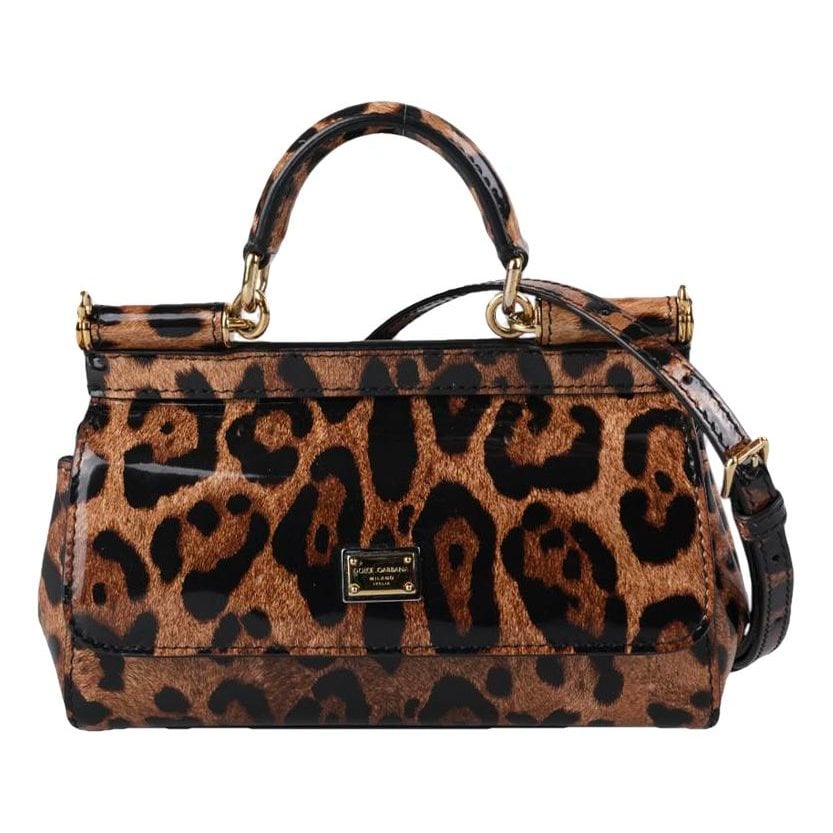 Dolce & Gabbana Sicily patent leather crossbody bag