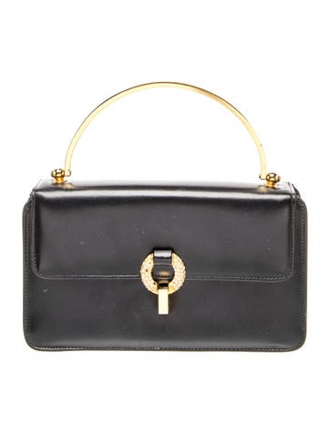 Leather Top Handle Bag