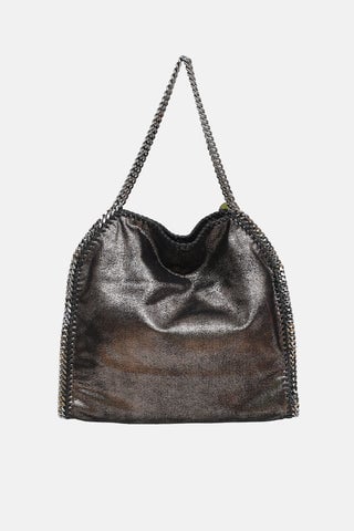 Medium Metallic Falabella Tote Bag