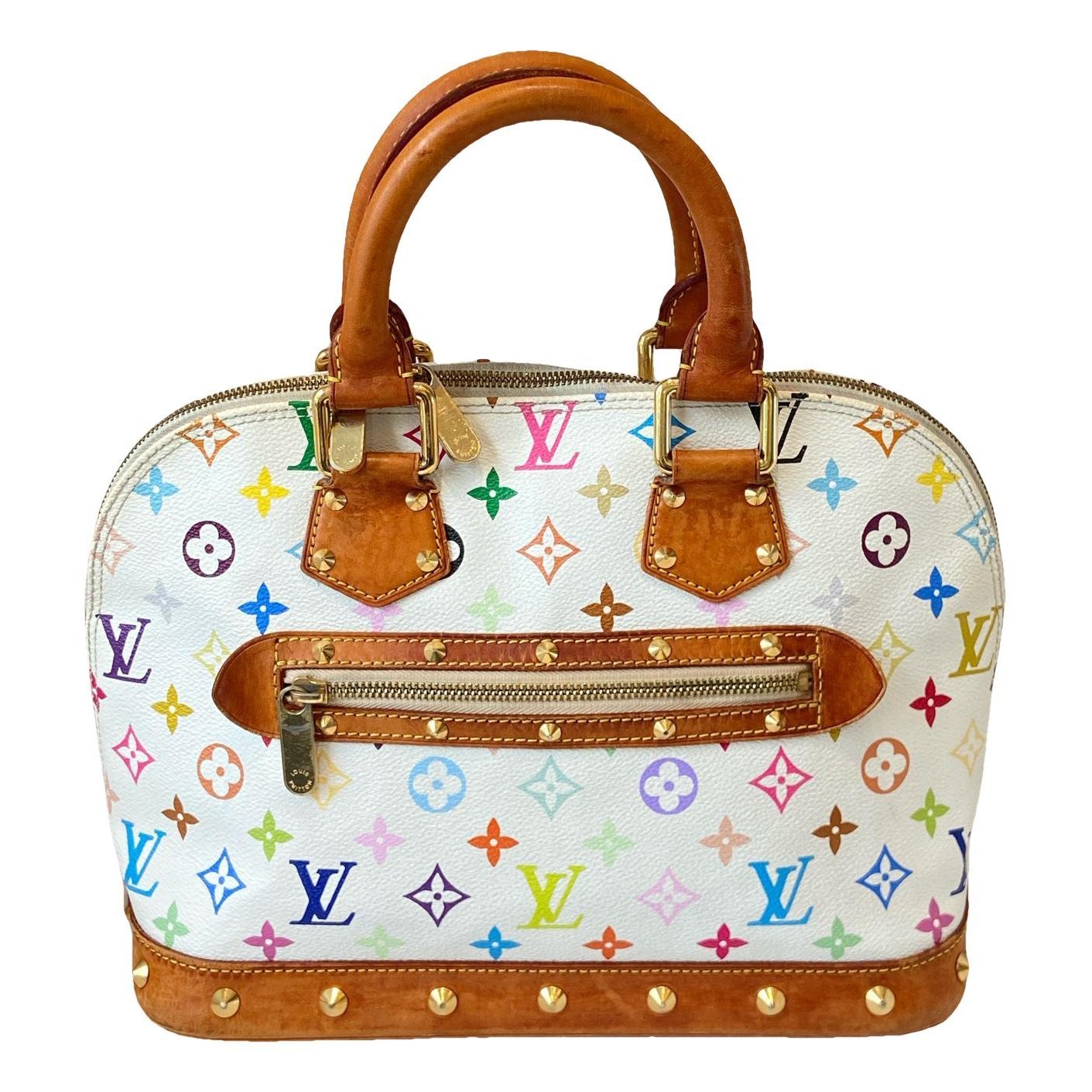 Alma leather handbag