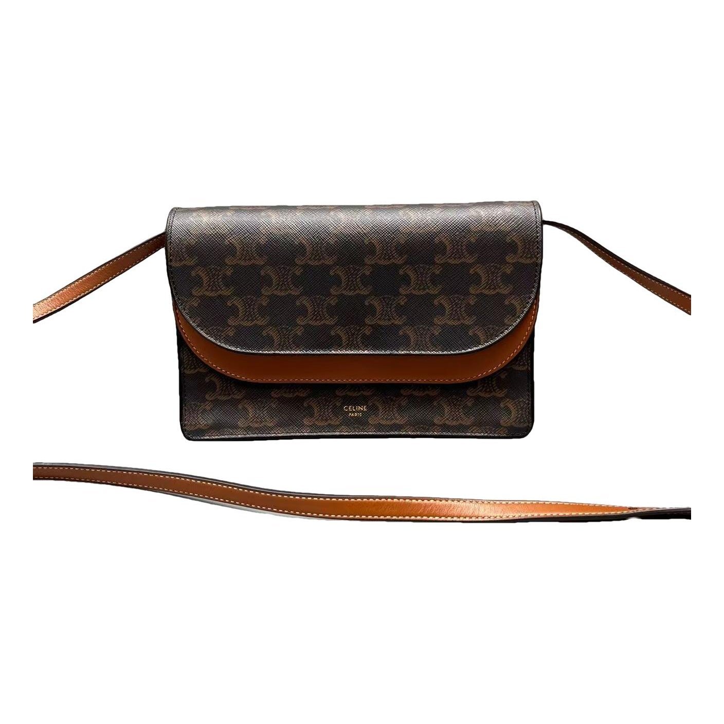 Celine Leather crossbody bag