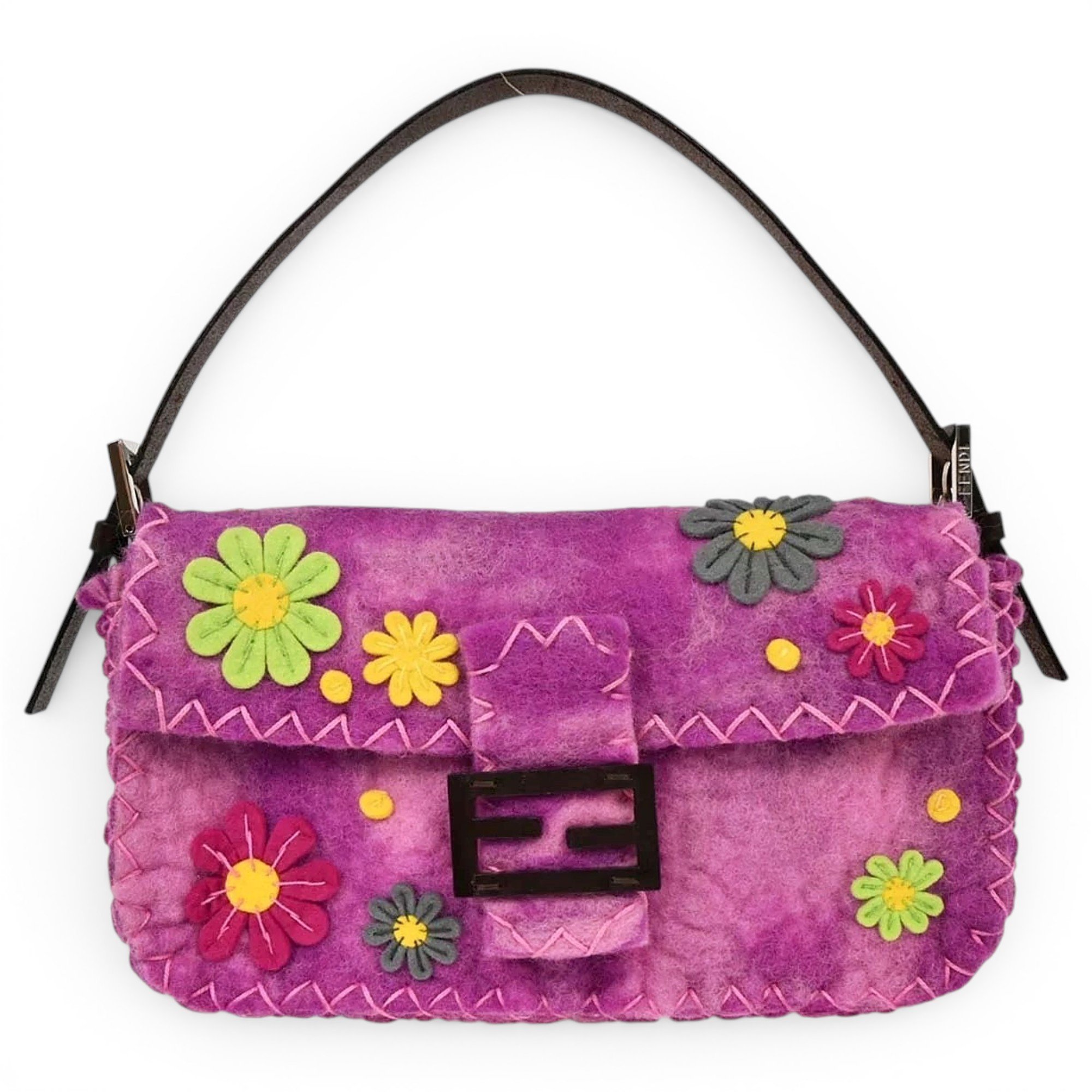 Baguette cloth handbag