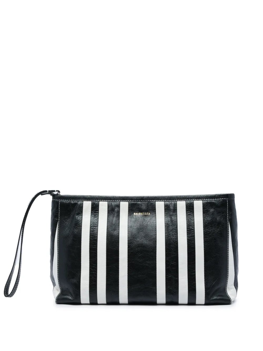 2021 Large Lambskin Striped Barbes Z Pouch clutch bag