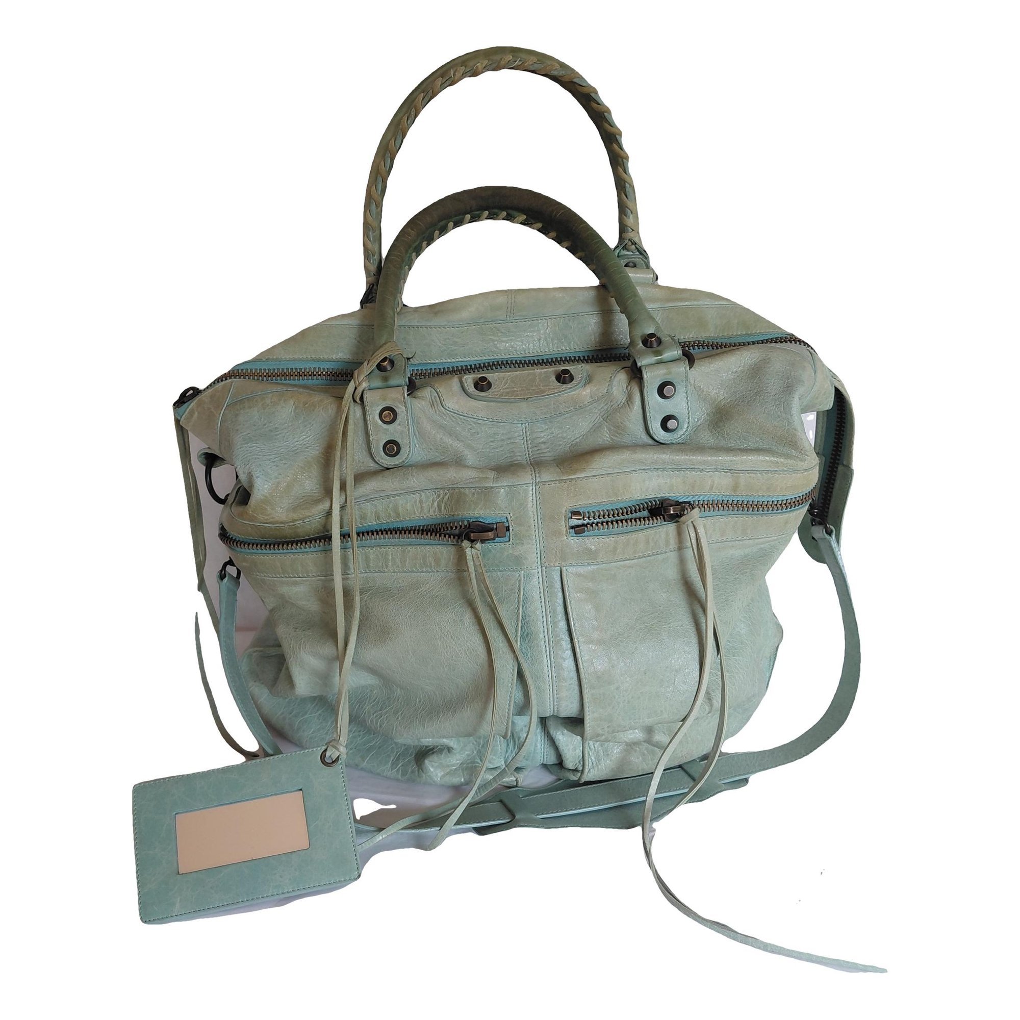 City leather crossbody bag