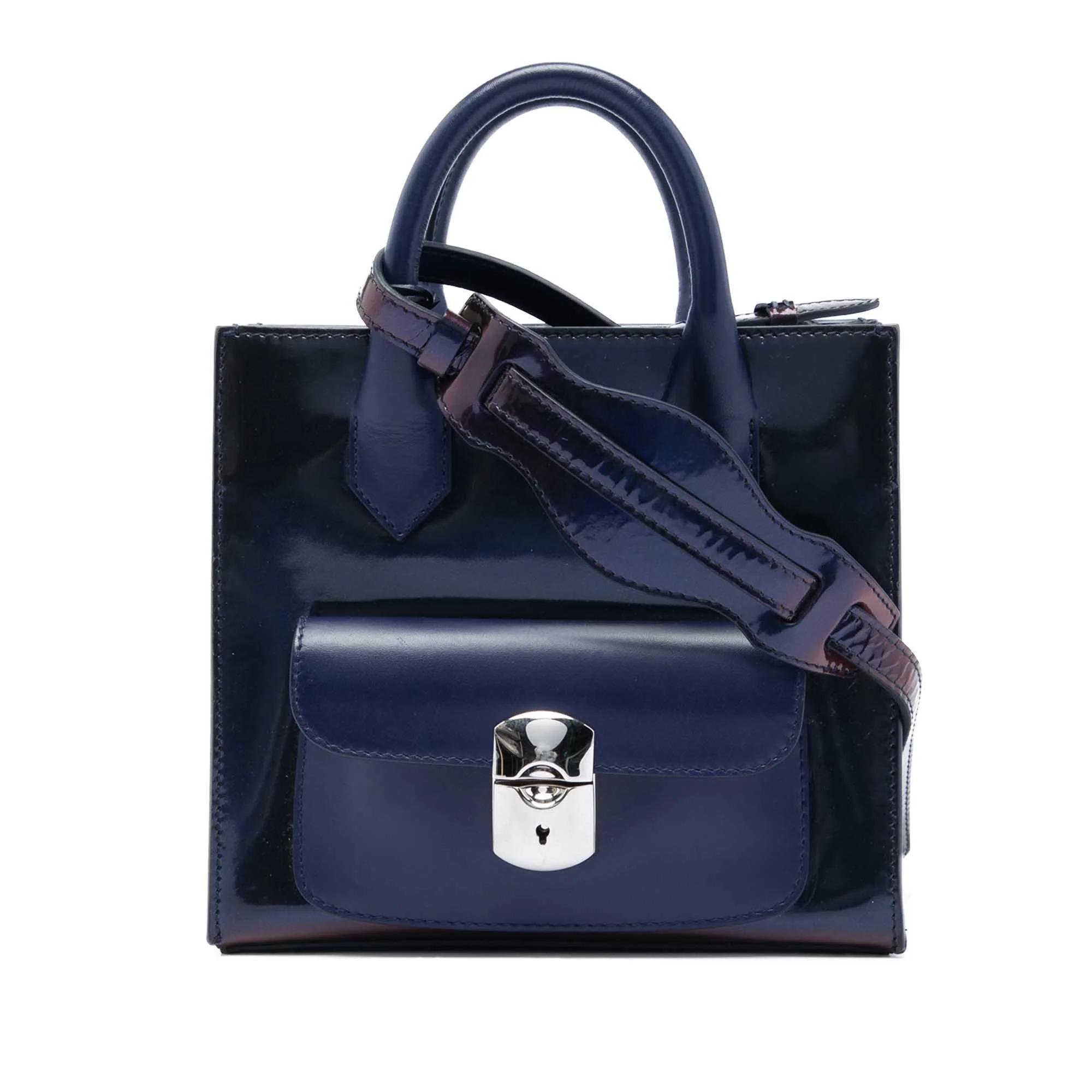 All Afternoon patent leather handbag