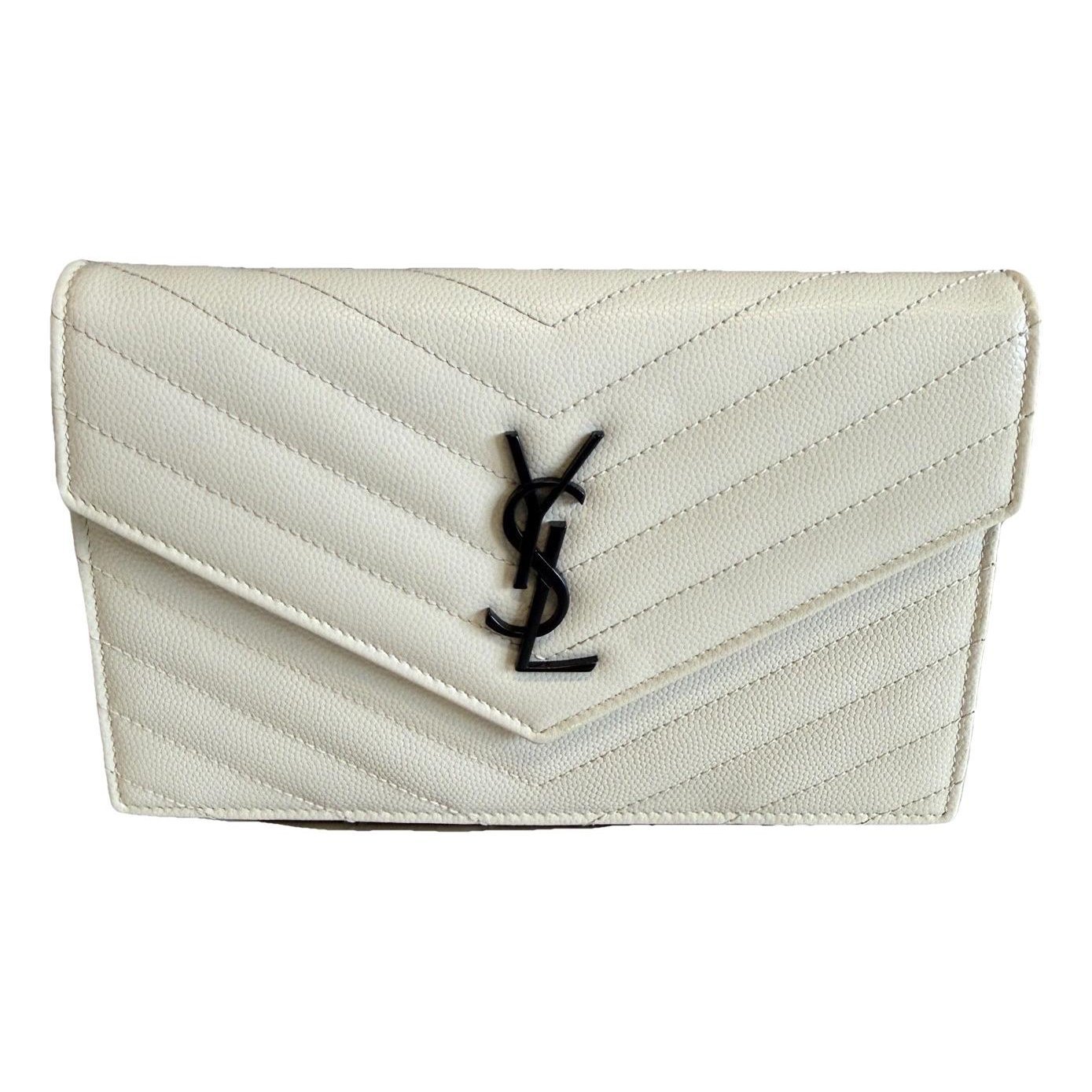 Portefeuille enveloppe leather handbag