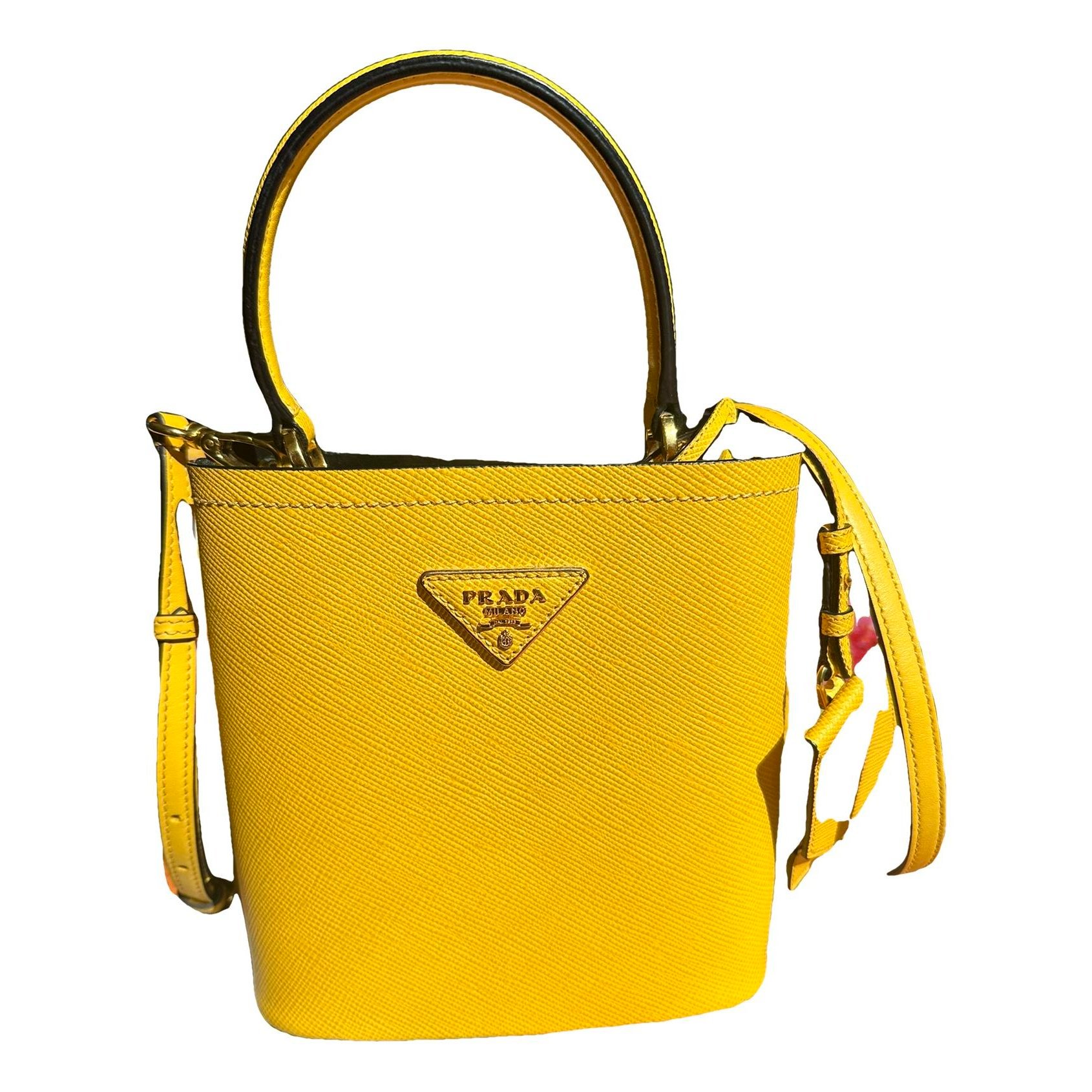 Panier leather handbag