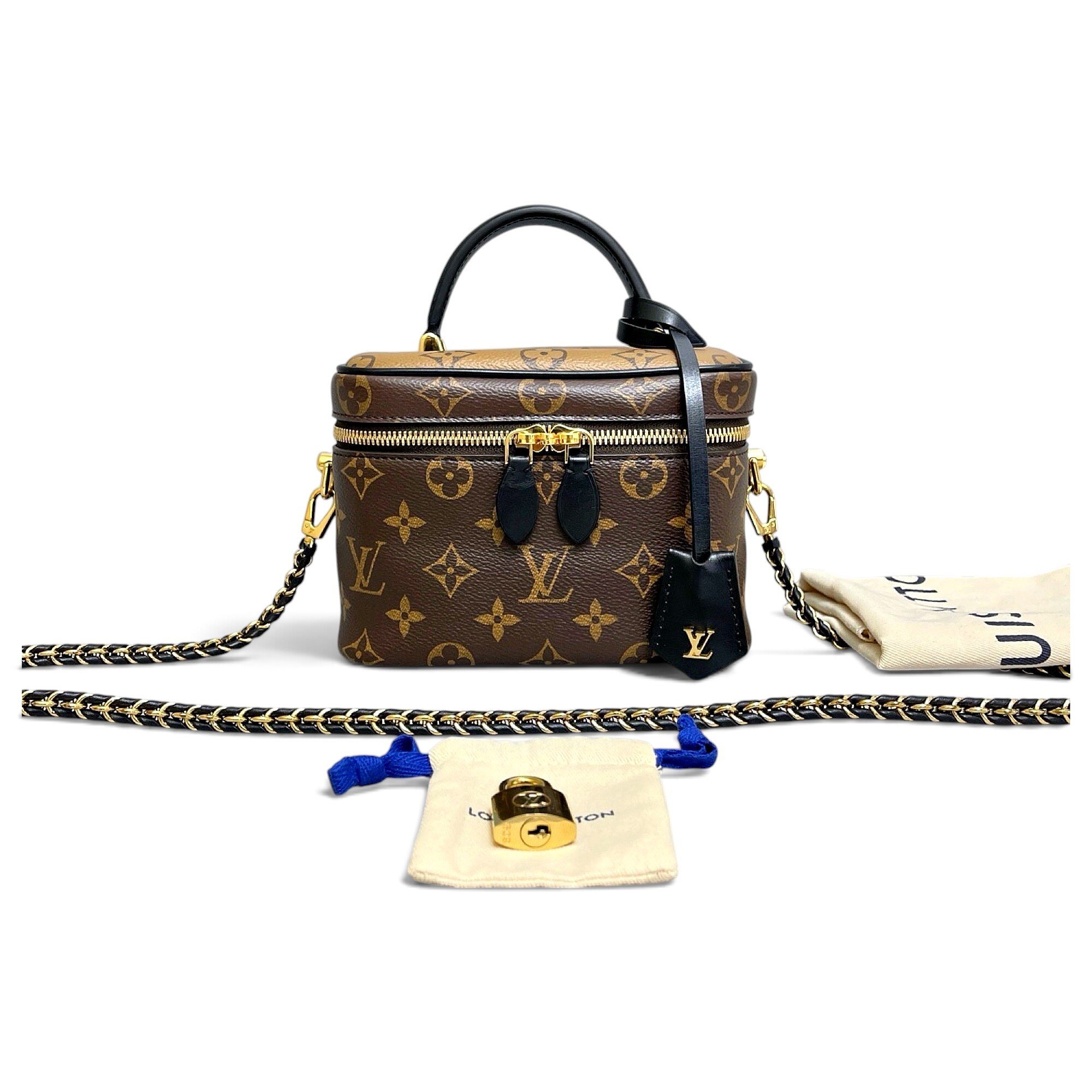 Vanity leather bag