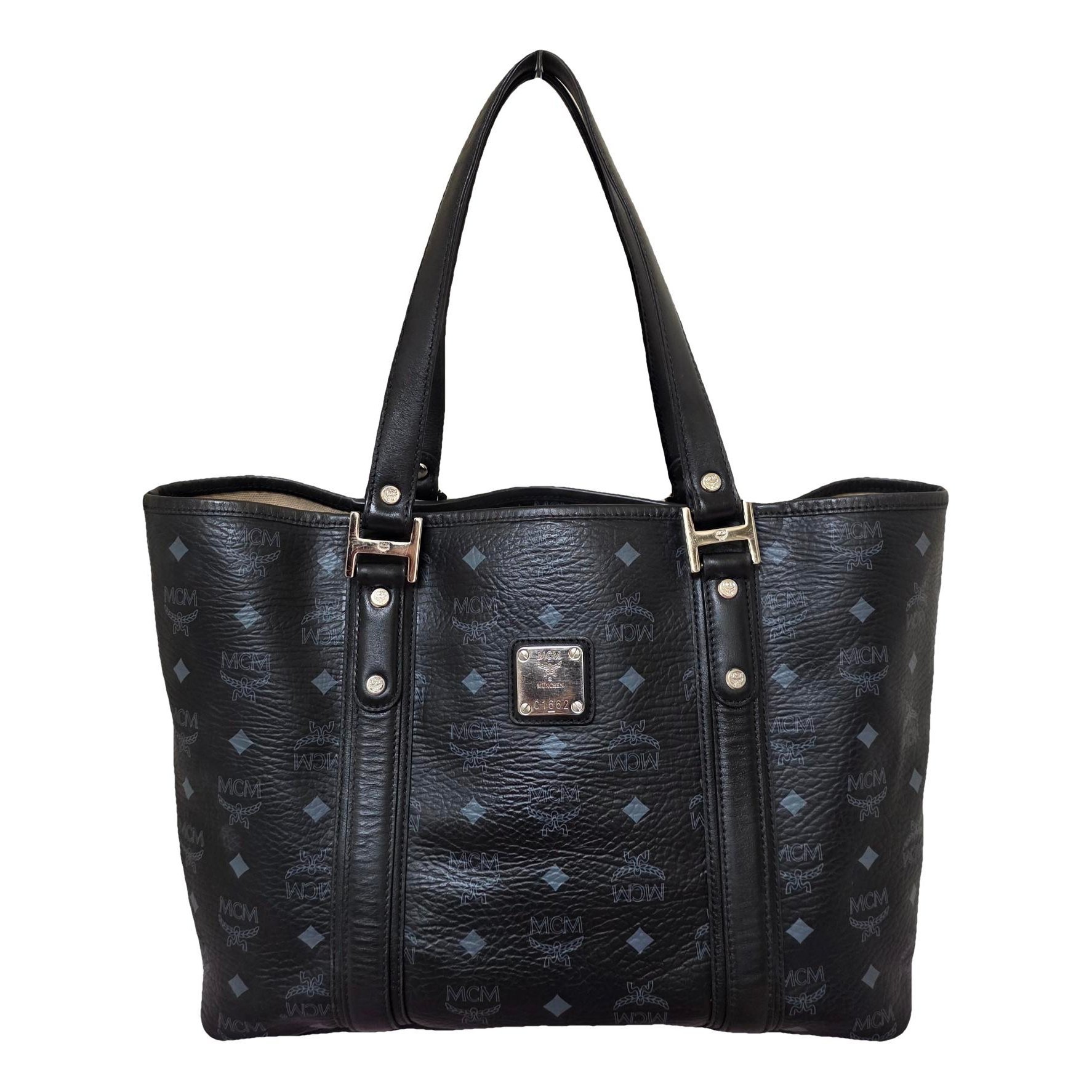 Leather tote