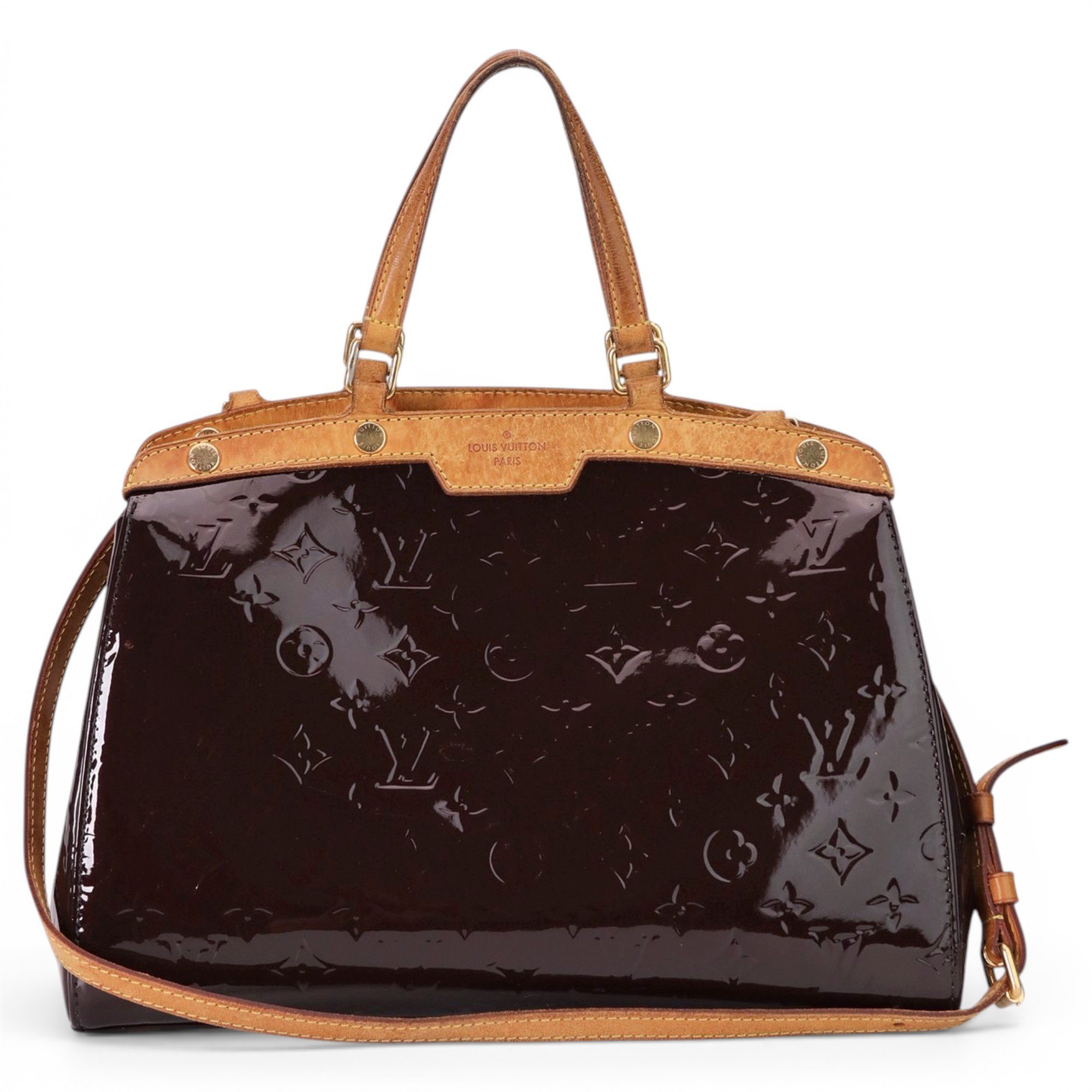 Bréa leather handbag