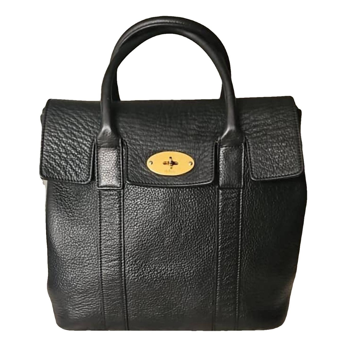 Leather backpack