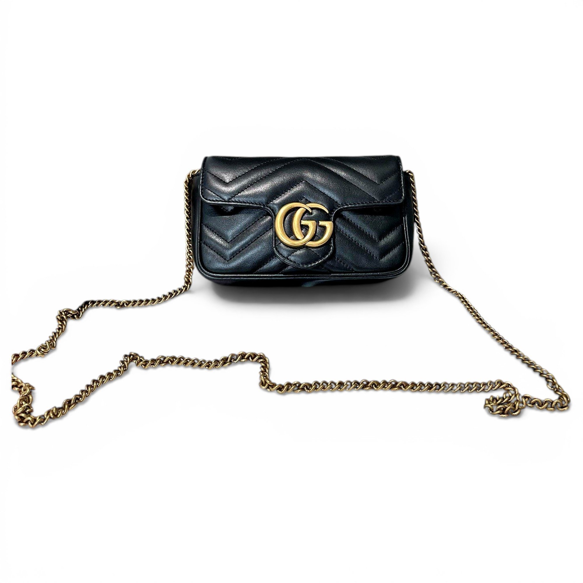 GG Marmont Flap leather handbag