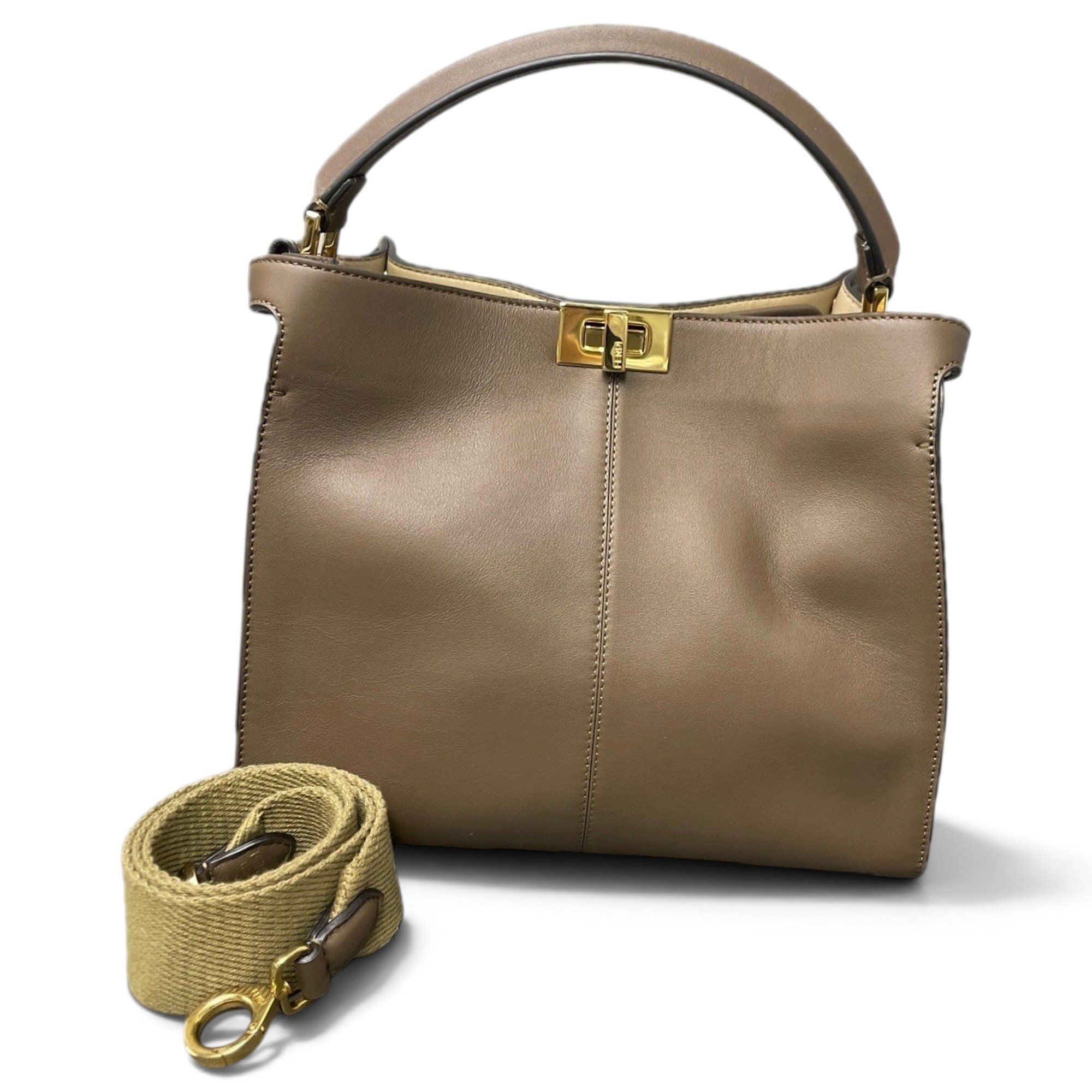 Peekaboo X-Lite leather handbag