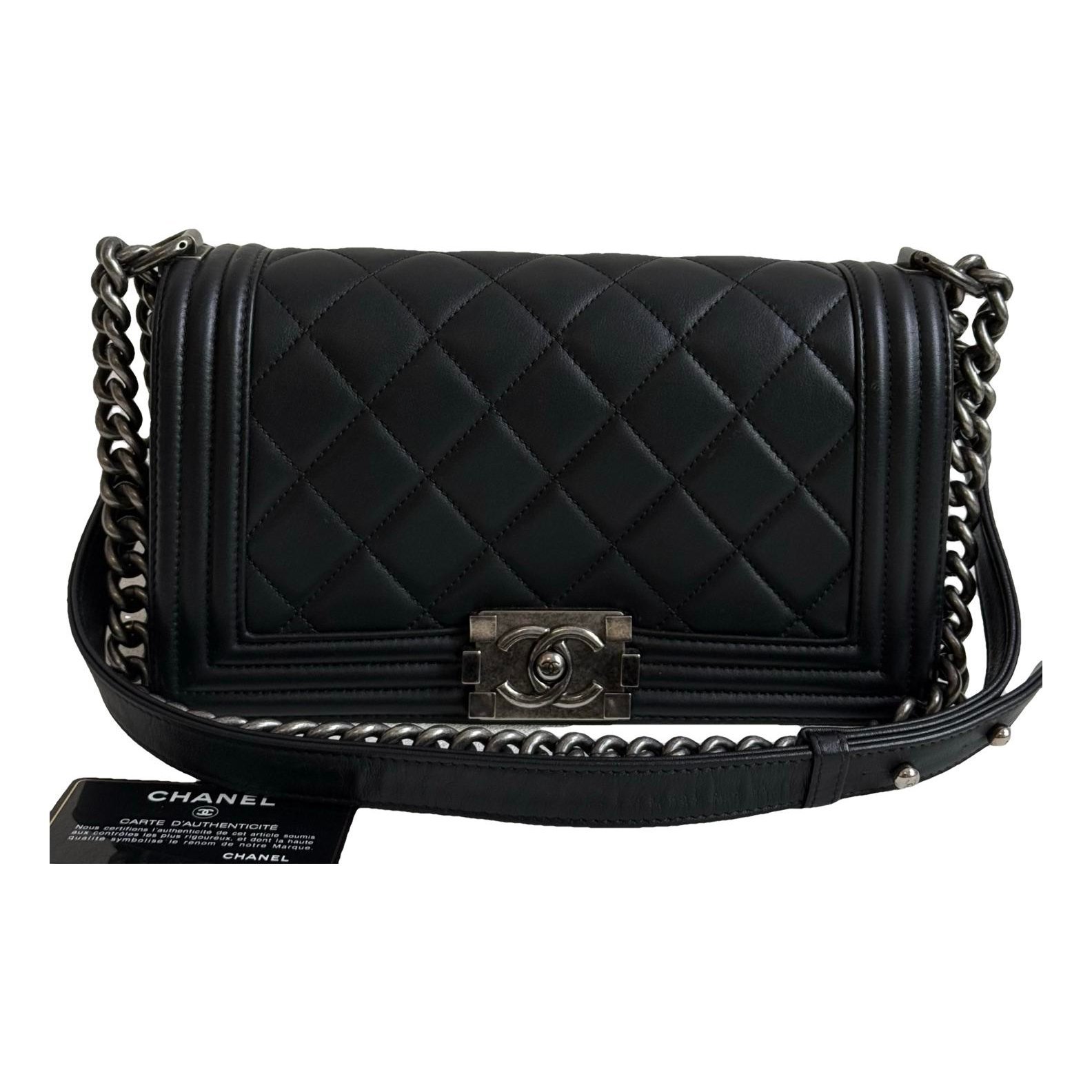Boy leather crossbody bag