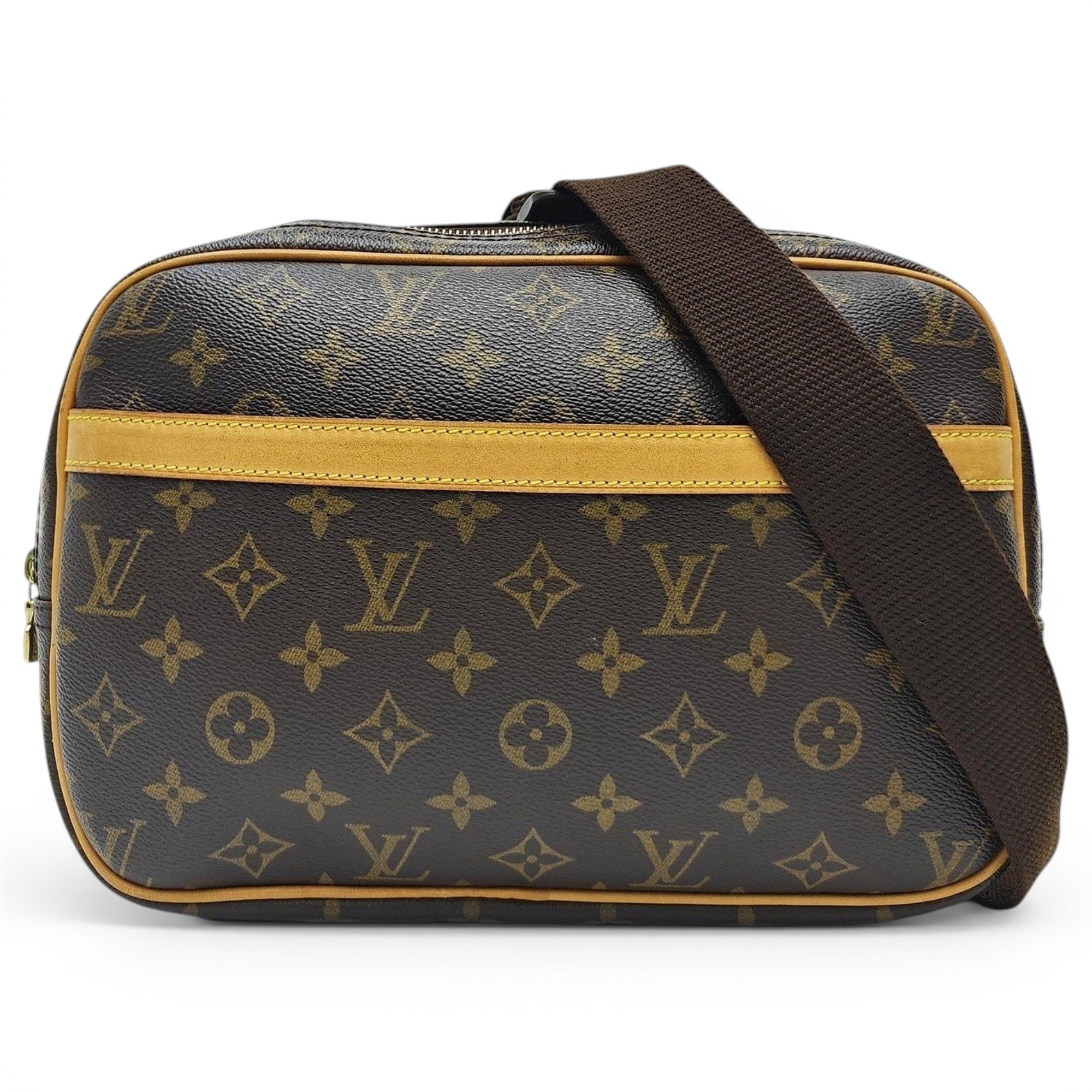 Reporter leather handbag