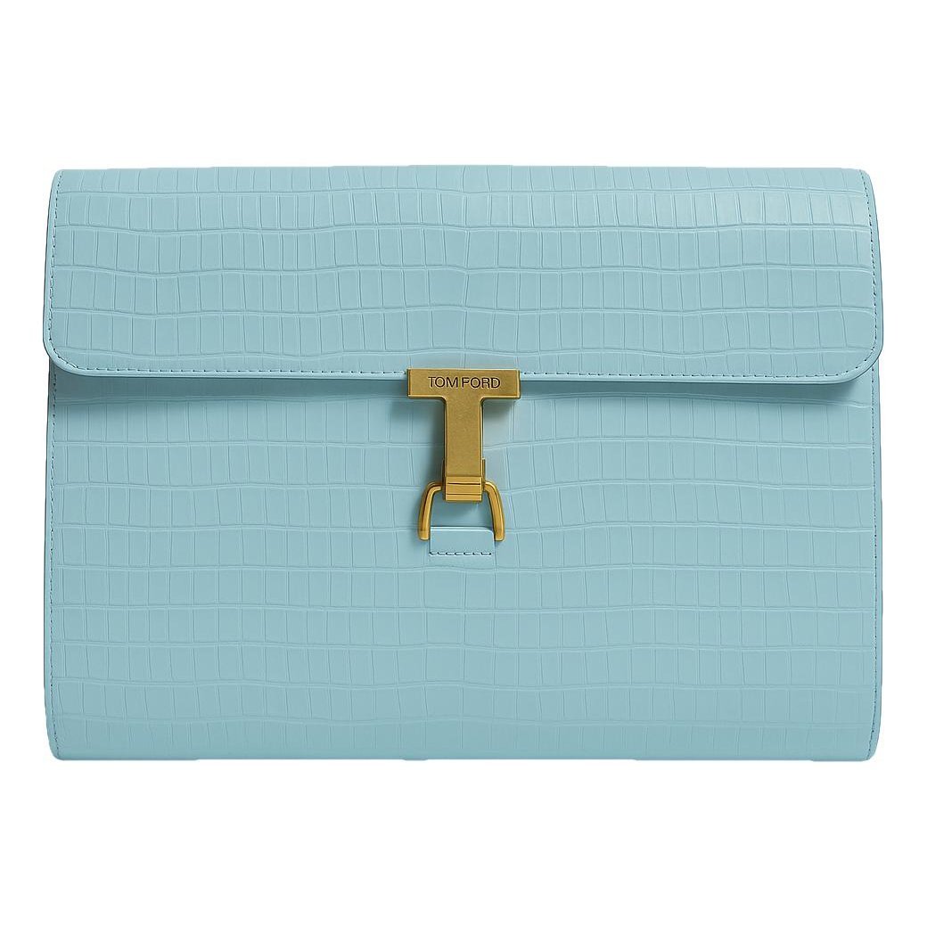 Tom Ford Tara leather clutch bag