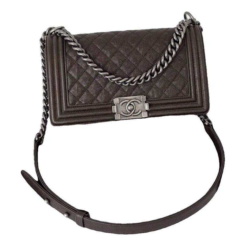 Boy leather crossbody bag
