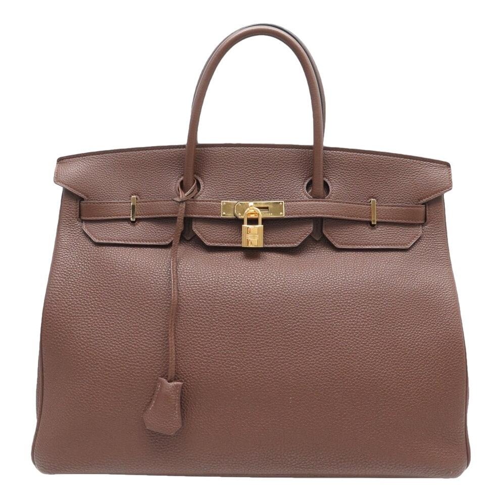 Birkin 40 leather handbag