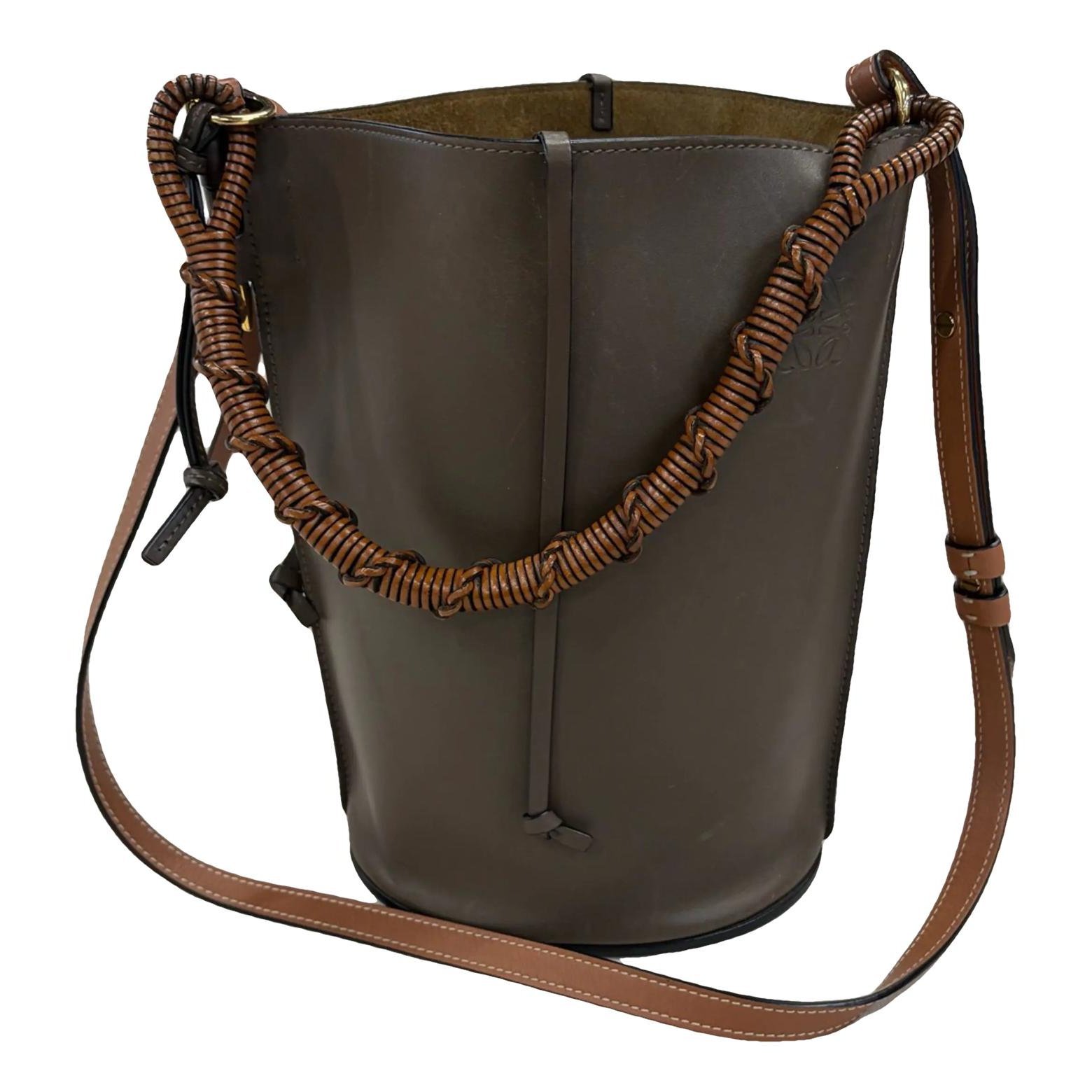 Gate Bucket leather crossbody bag