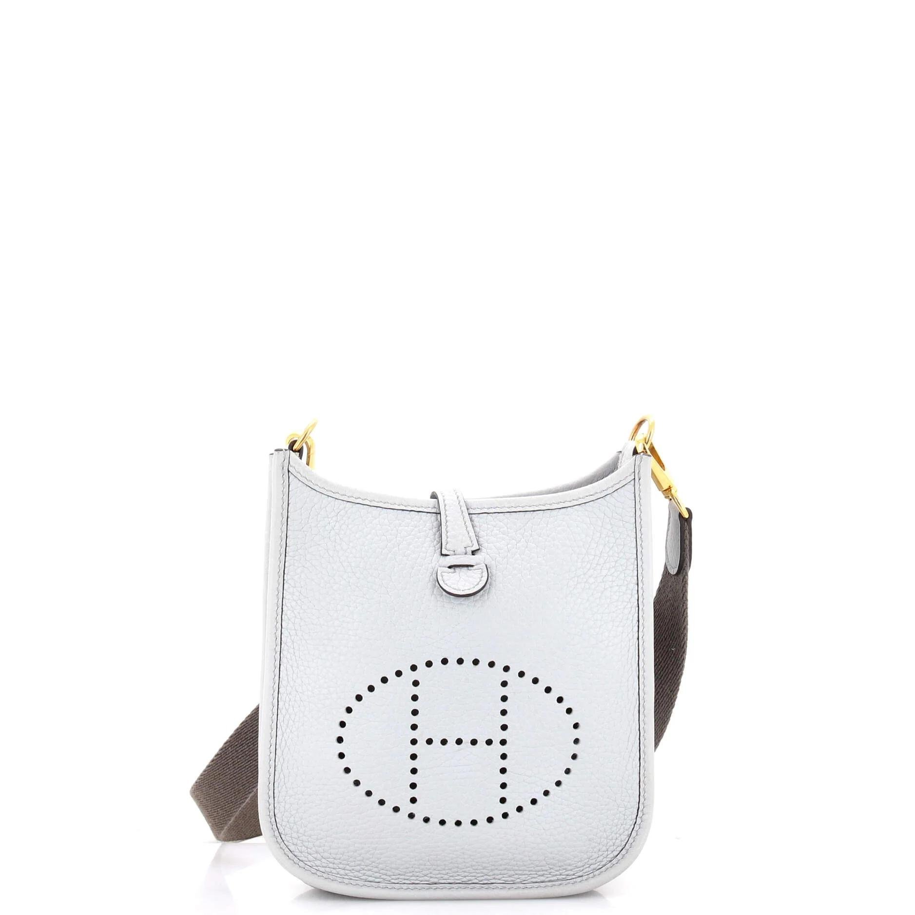 Hermes Evelyne Handbag Clemence Leather 2022