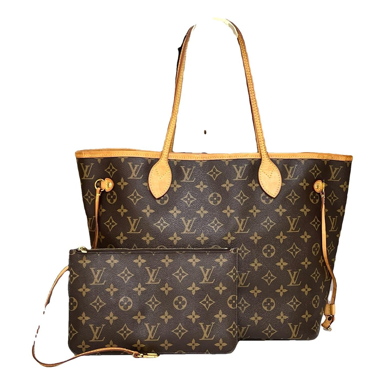 Neverfull leather handbag
