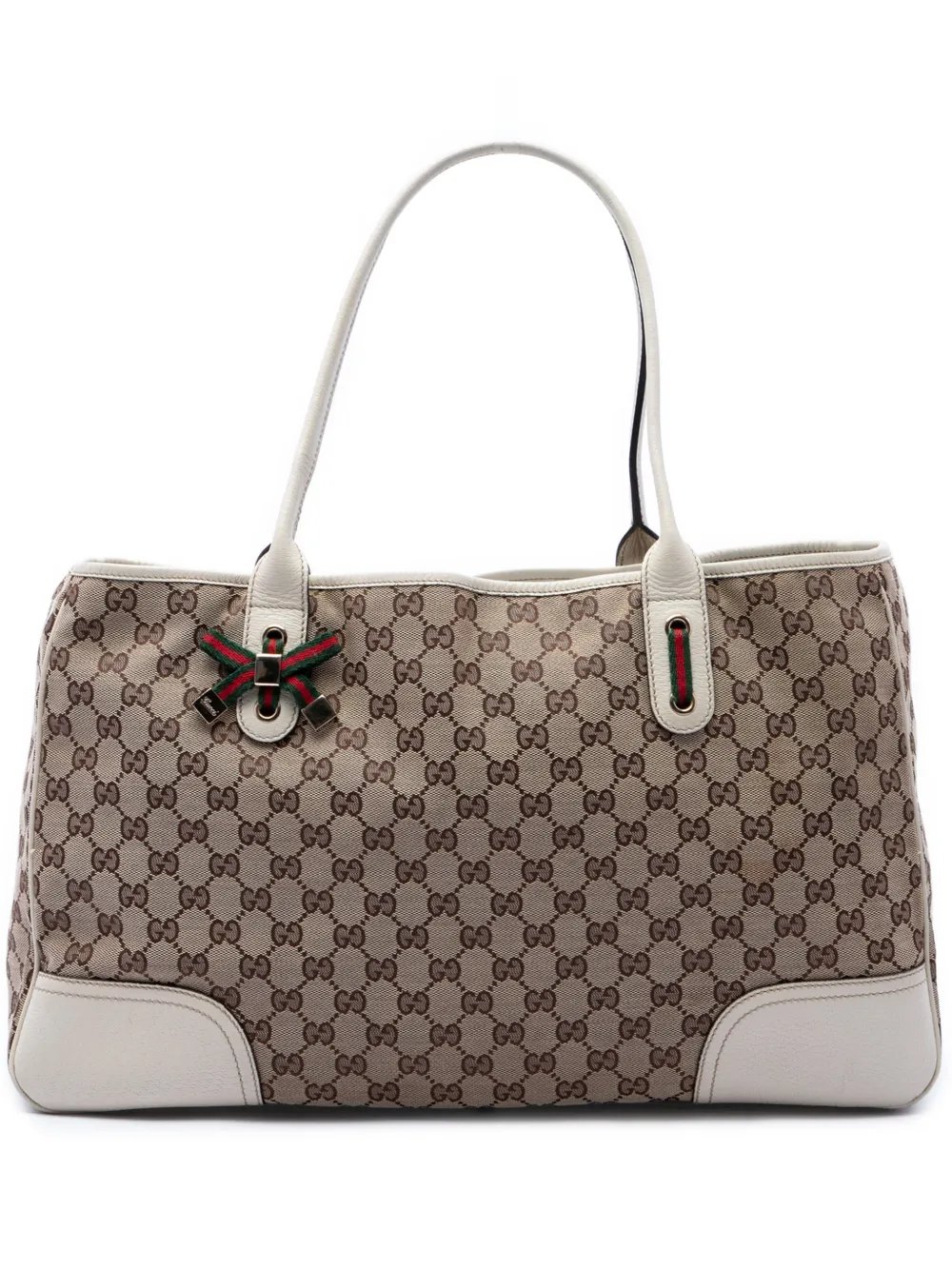 2016-2026 GG Canvas Web Princy tote bag