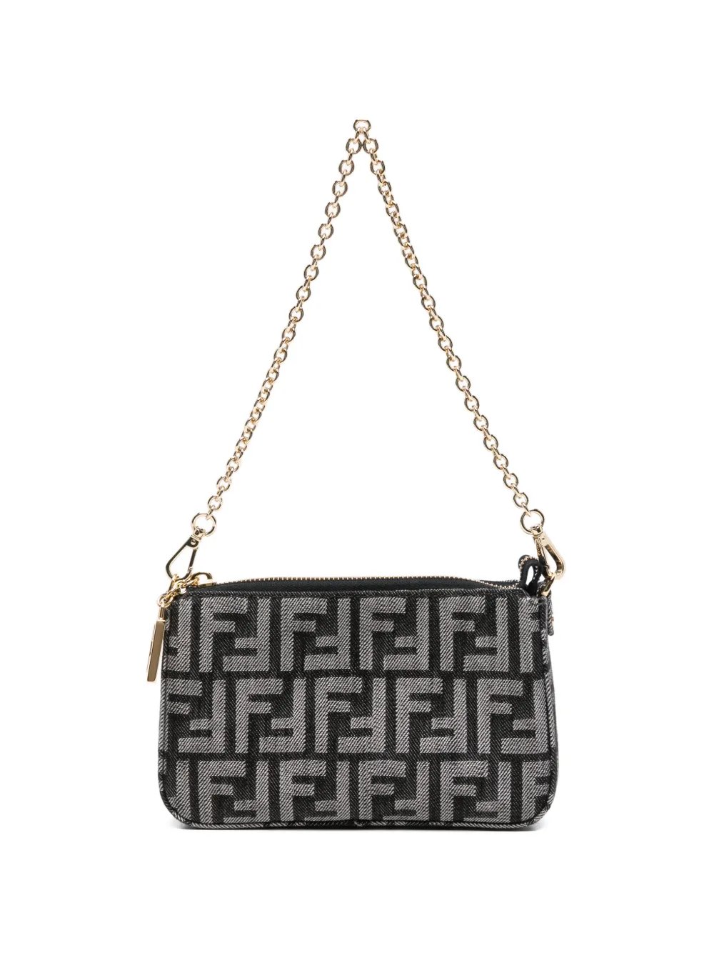 Baguette FF-pattern mini shoulder bag