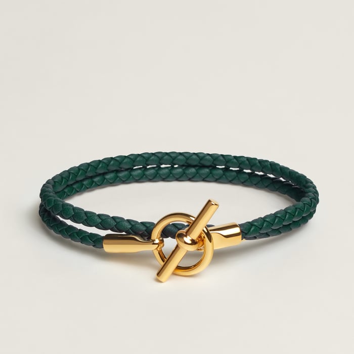 Vert Cyprès Glenan Double Tour Bracelet