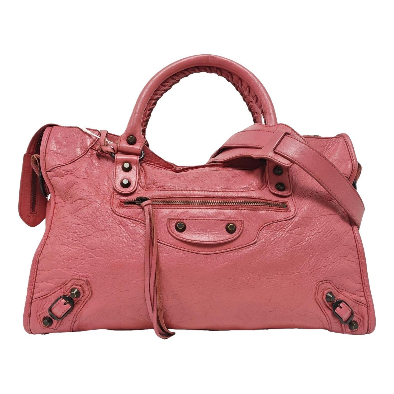Leather handbag