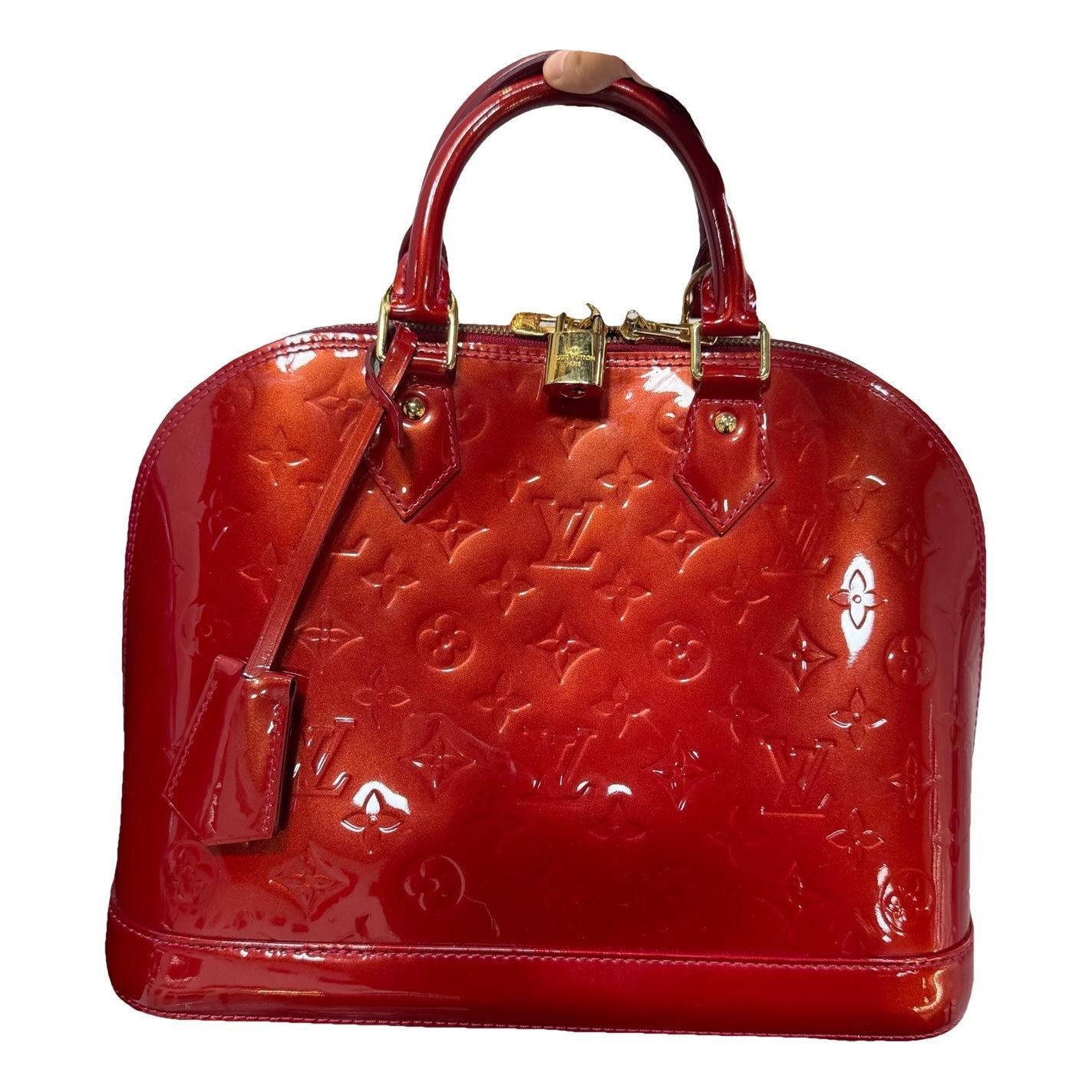 Alma BB patent leather handbag