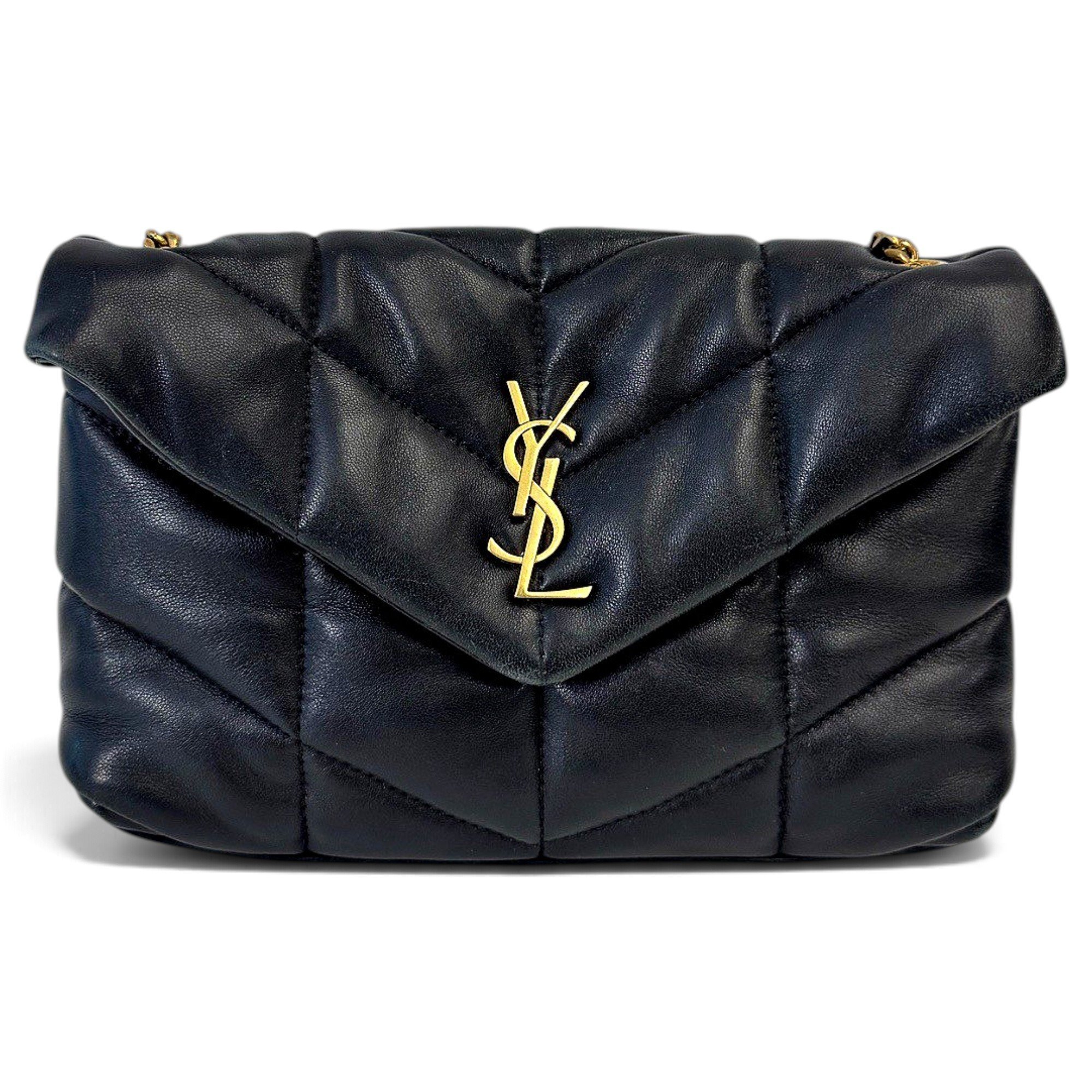 Loulou Puffer leather crossbody bag