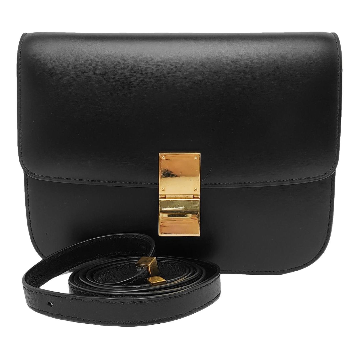 Classic leather crossbody bag