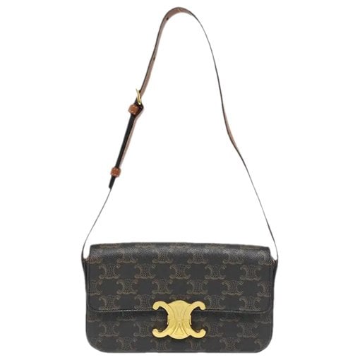 Triomphe leather handbag