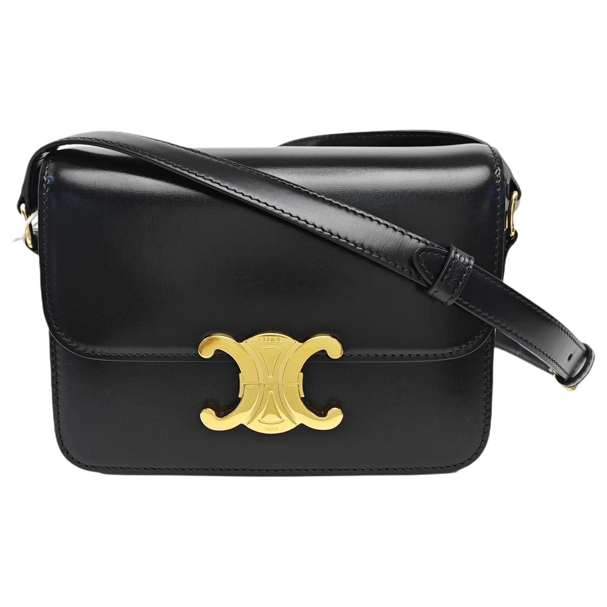 Triomphe leather crossbody bag