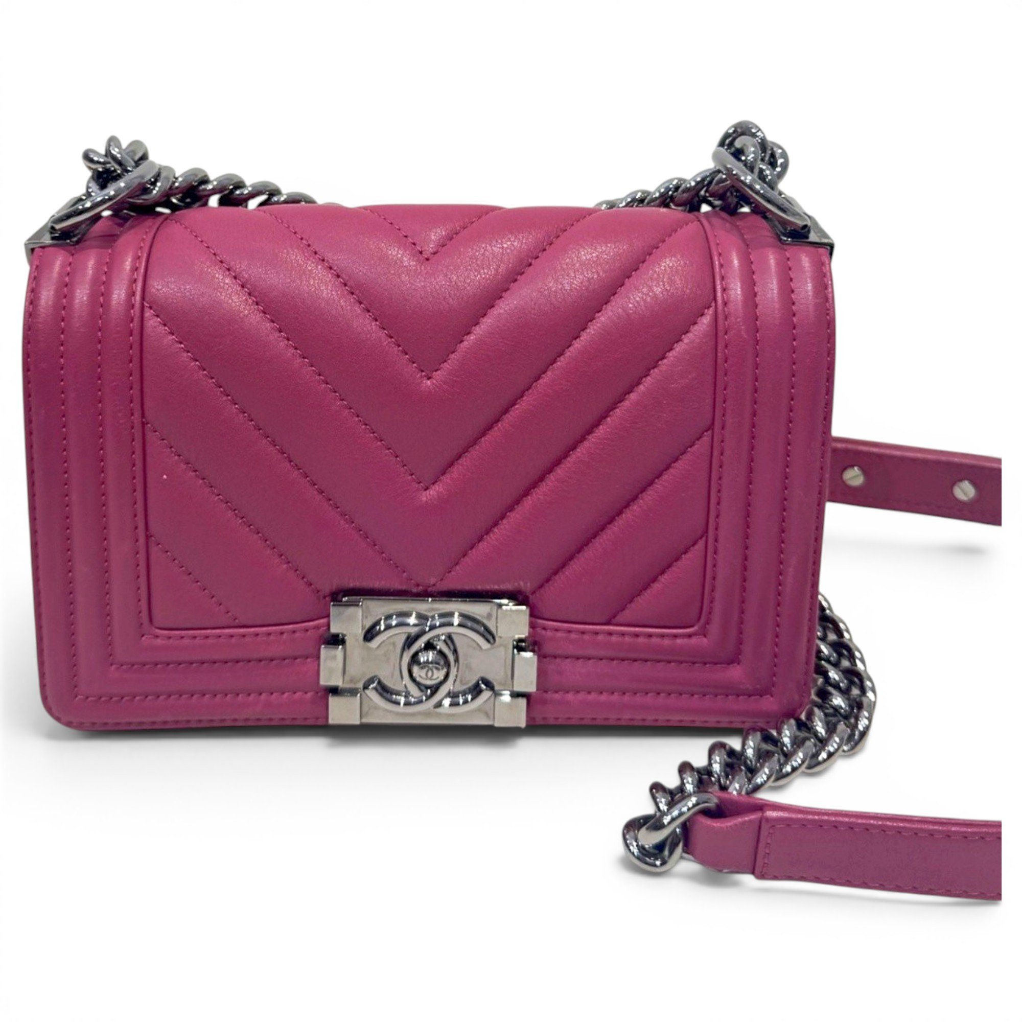 Boy leather crossbody bag