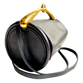 Hermes Maximors Handbag Black Leather